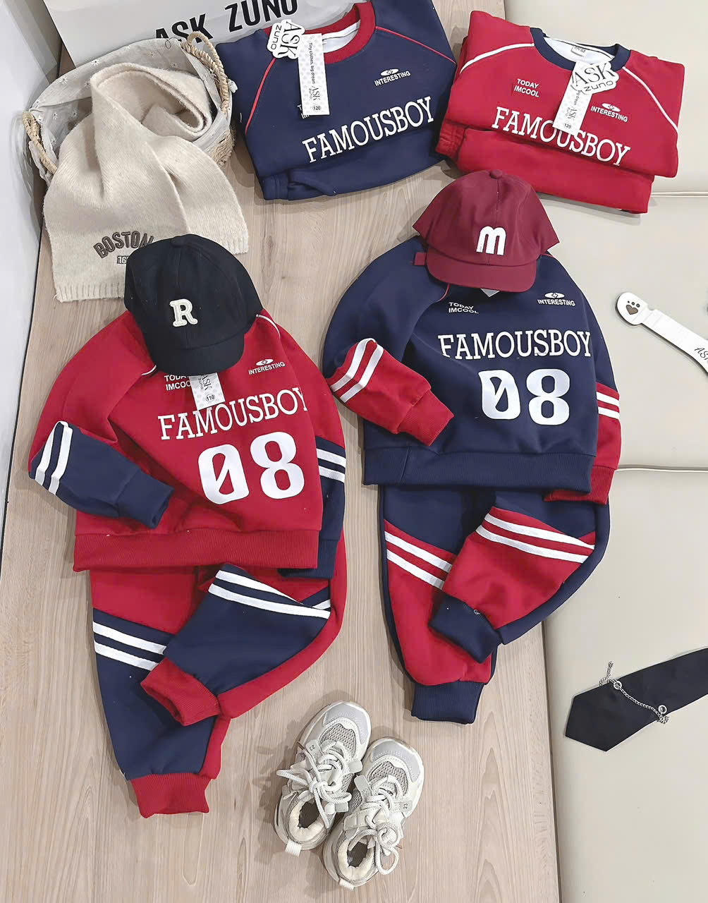 A246 - SET BỘ NỈ FAMOUS BOY 08