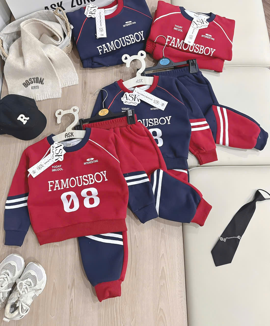 A246 - SET BỘ NỈ FAMOUS BOY 08