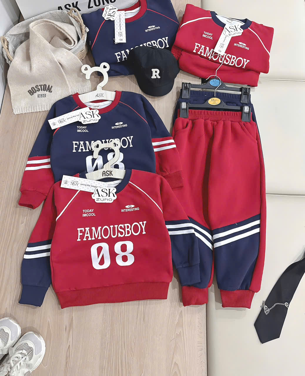 A246 - SET BỘ NỈ FAMOUS BOY 08