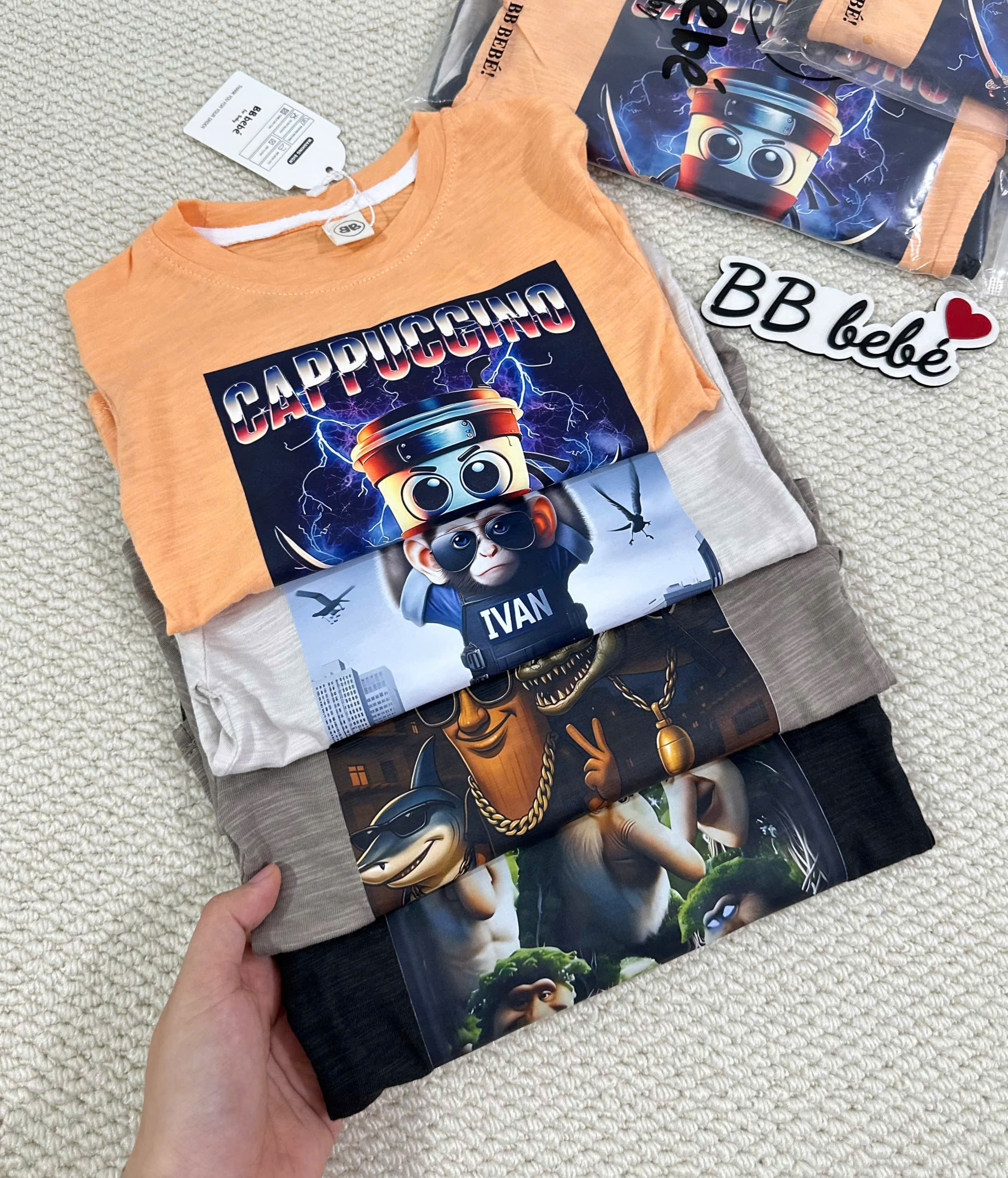 XẢ A555 - SET 4 ÁO DÀI TAY XƯỚC VŨ TRỤ TUNGTUNGSAHU