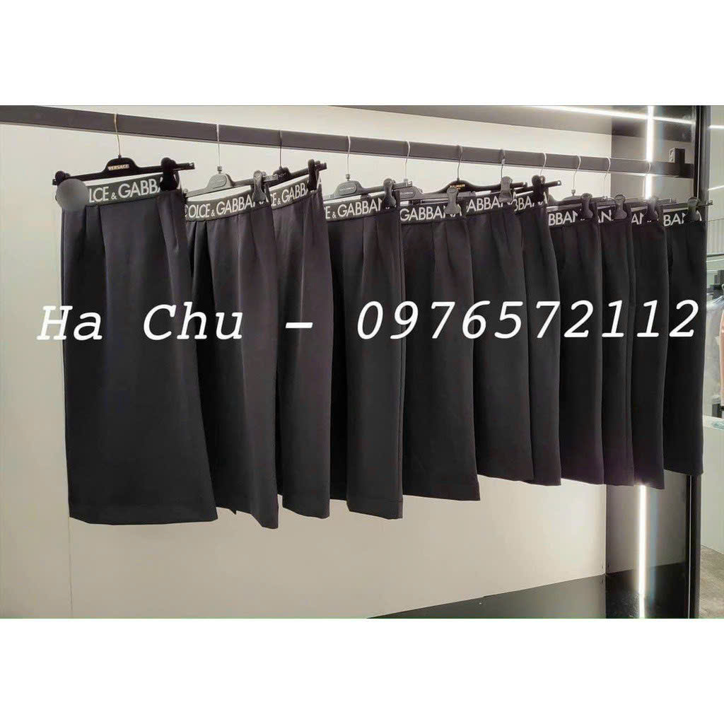 XẢ A662- CHÂN VÁY ĐEN DÀNG DÀI CẠP DG