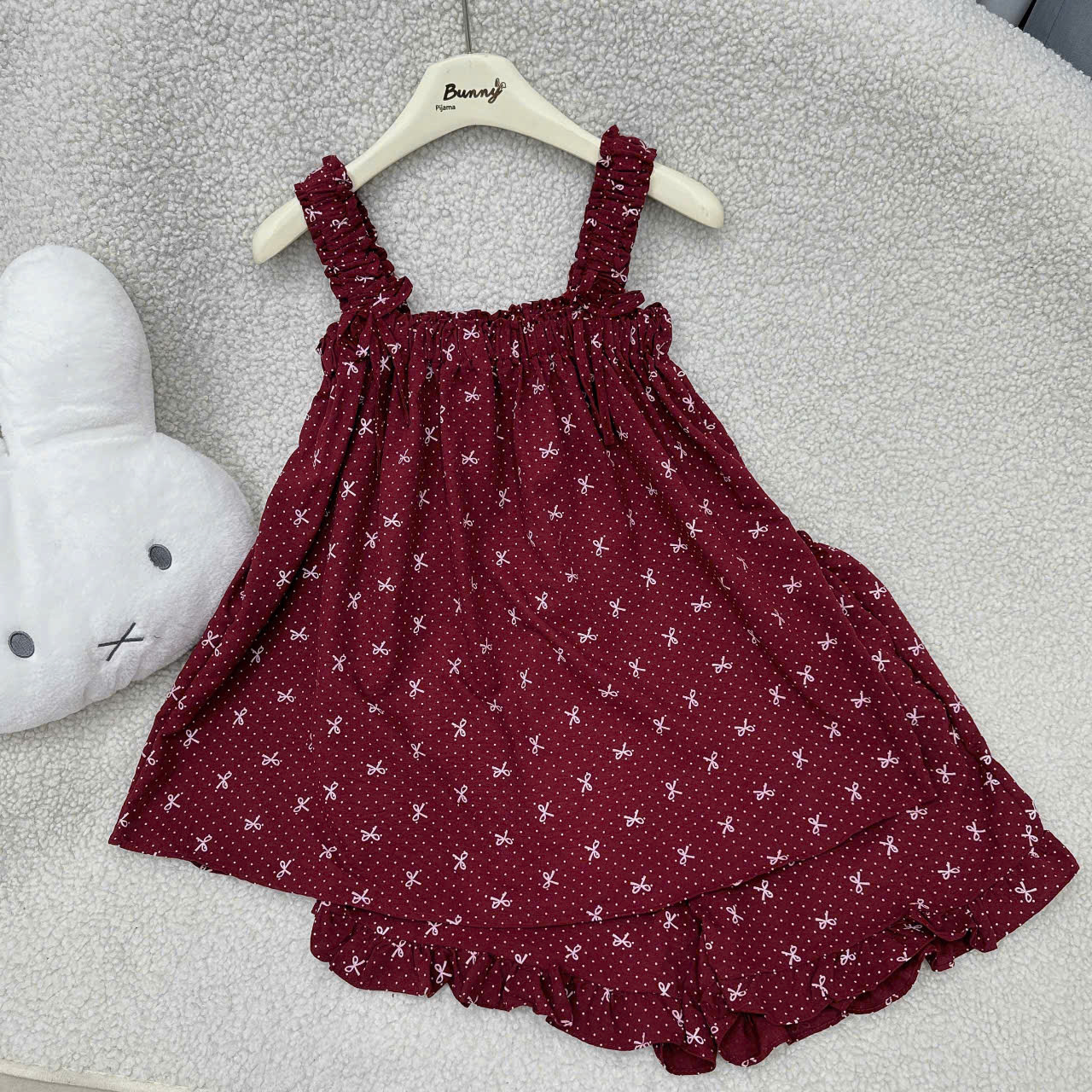 XẢ A668 - SET ĐŨI ĐỎ NỮ 2 DÂY