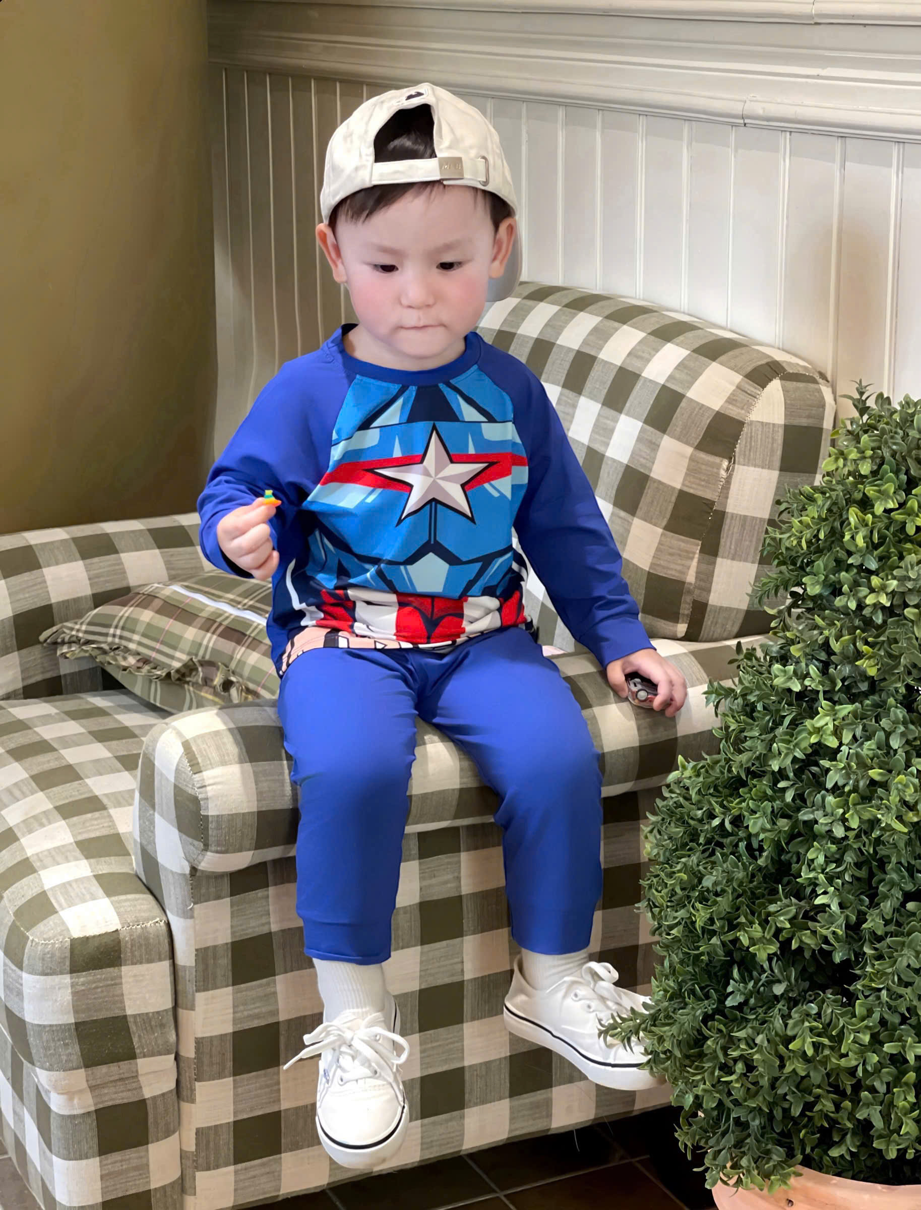 XẢ A728 - SET 2 BỘ NHỆN TRẮNG XANH DÀI TAY