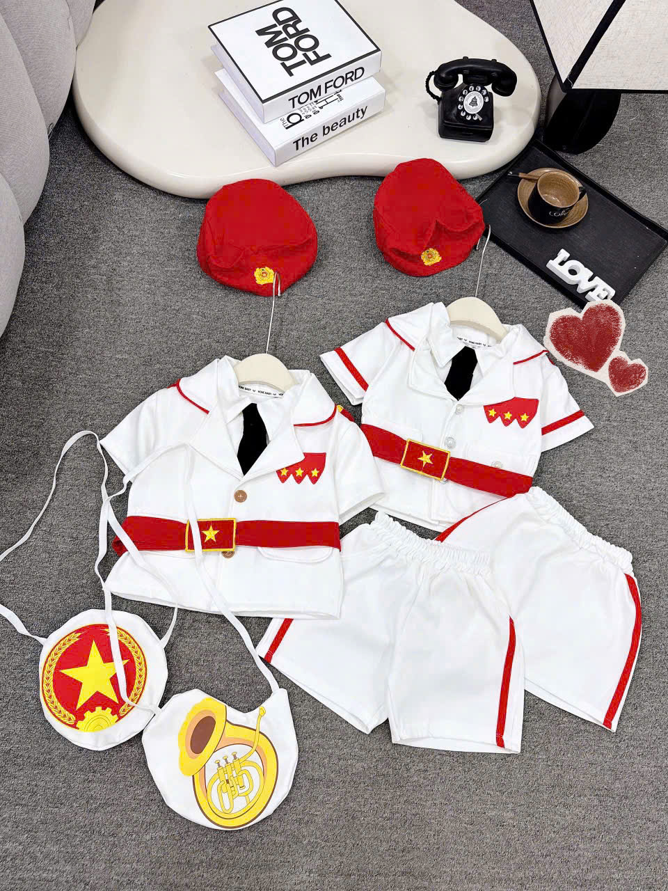 XẢ A917 - SET 7 CHI TIẾT TRẮNG BÉ TRAI BÉ GÁI