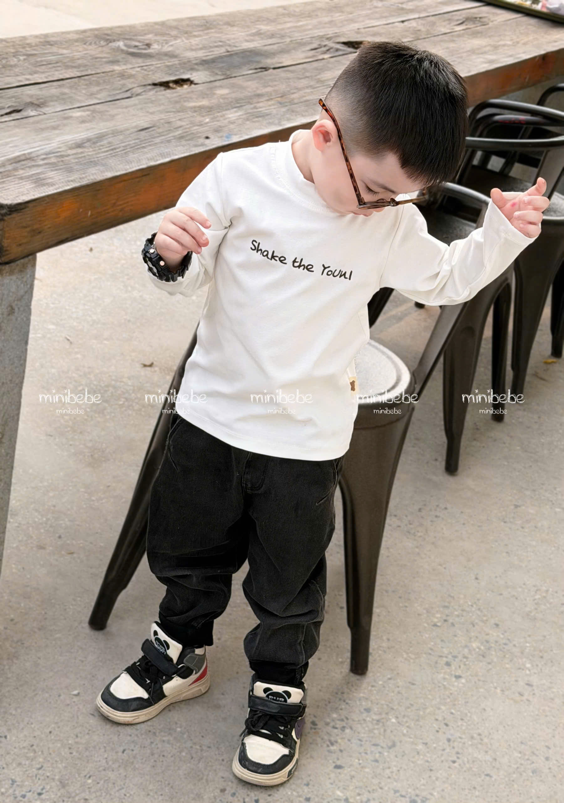XẢ B139 - SET 3 ÁO GIỮ NHIỆT SHAKE NÂU ĐEN TRẮNG
