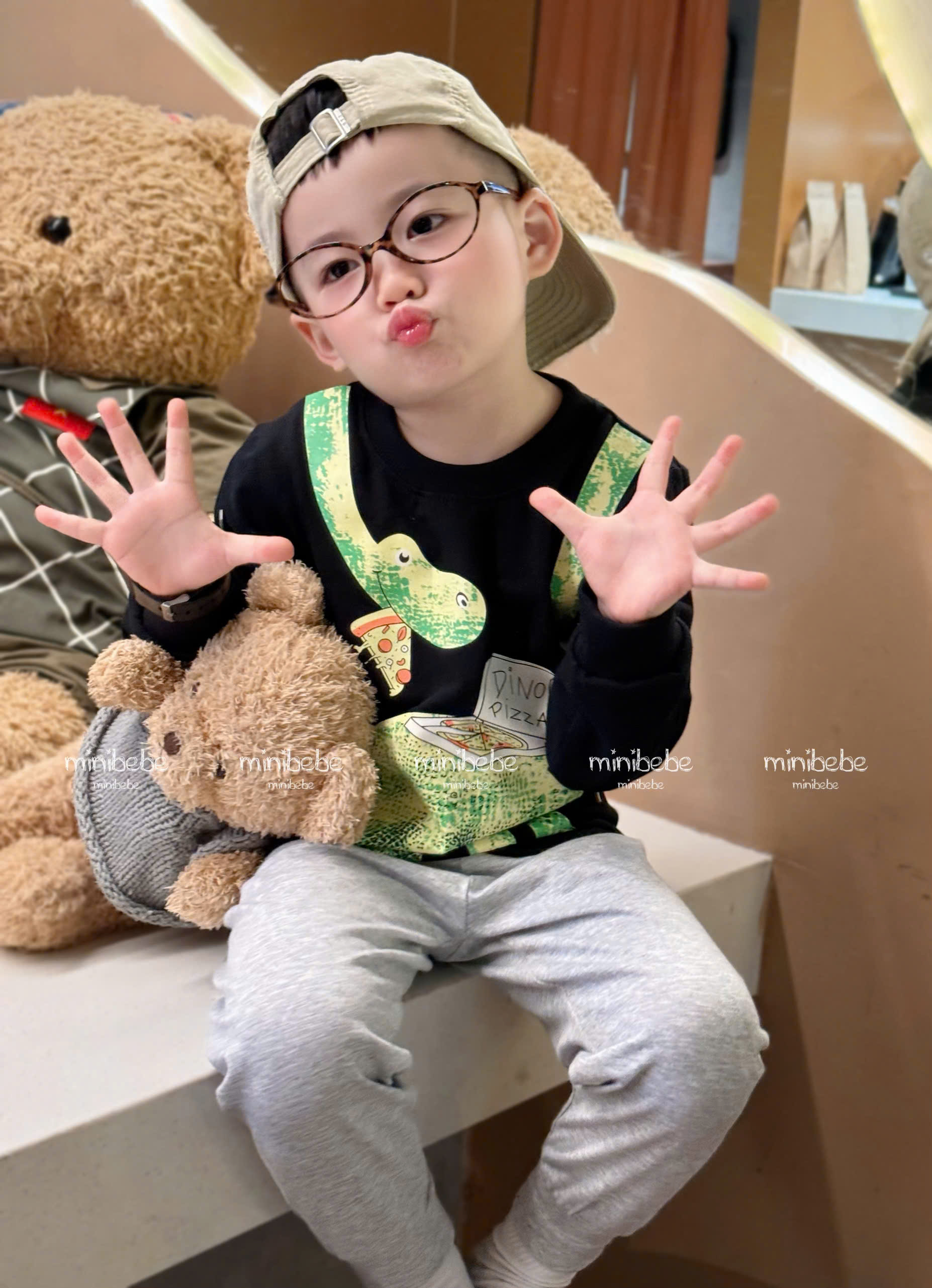 B145 - SET 2 BỘ KHỦNG LONG XÁM ĐEN