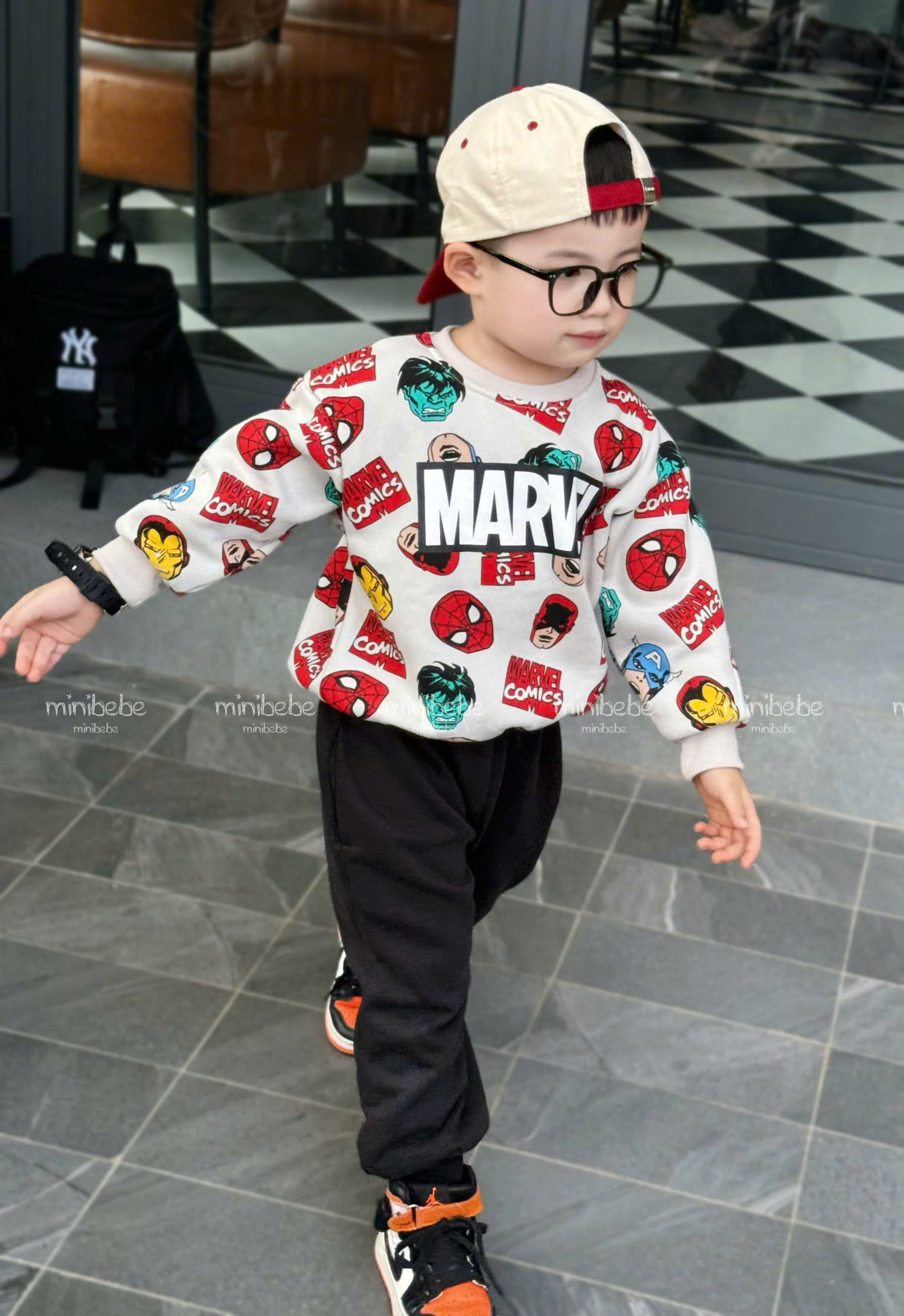 XẢ B163 - SET BỘ CHỮ MARVEL ANH HÙNG QUẦN ĐEN