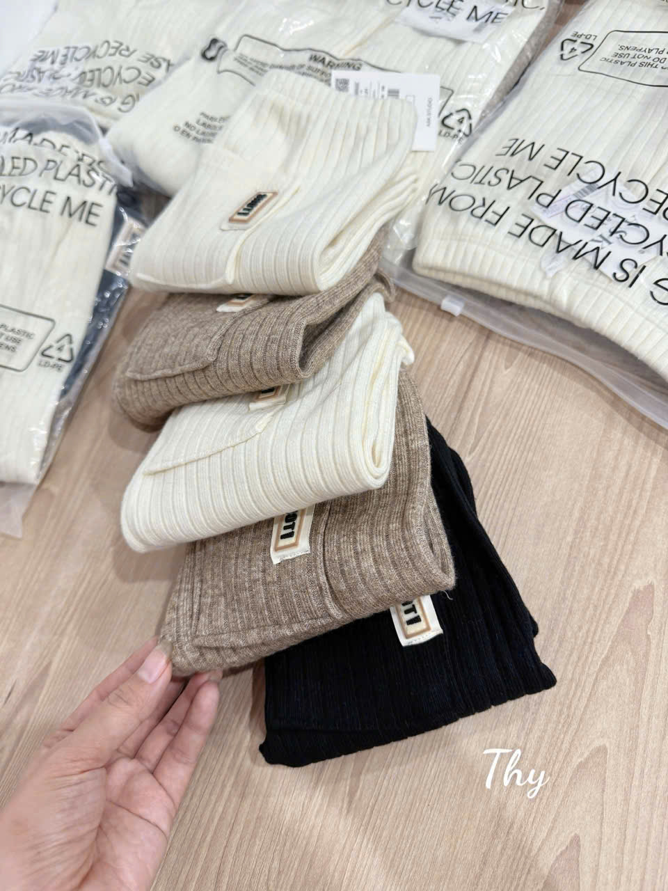 XẢ B269 - SET 3 QUẦN ỐNG ĐỨNG TĂM ĐŨA LÔNG THỎ