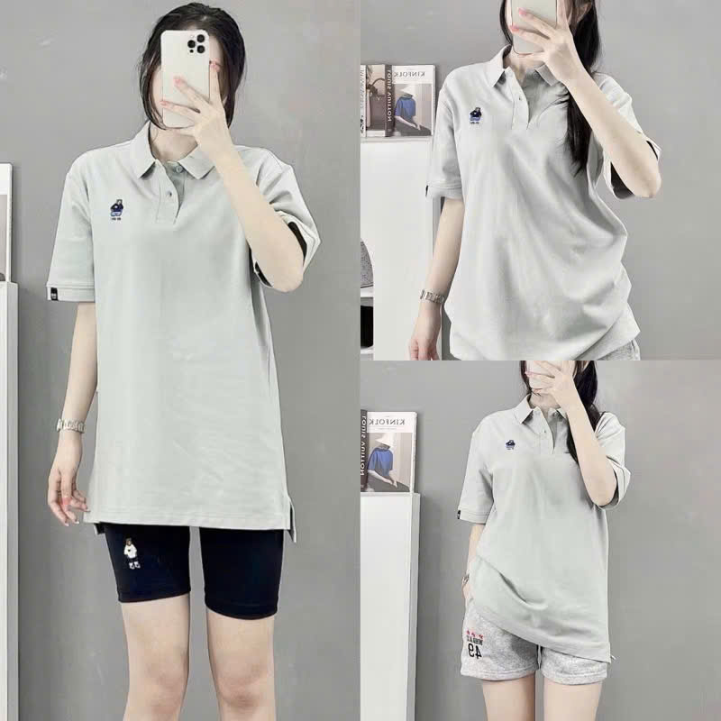 XẢ B593 - QUẦN LEGGING NỮ GẤU THÊU