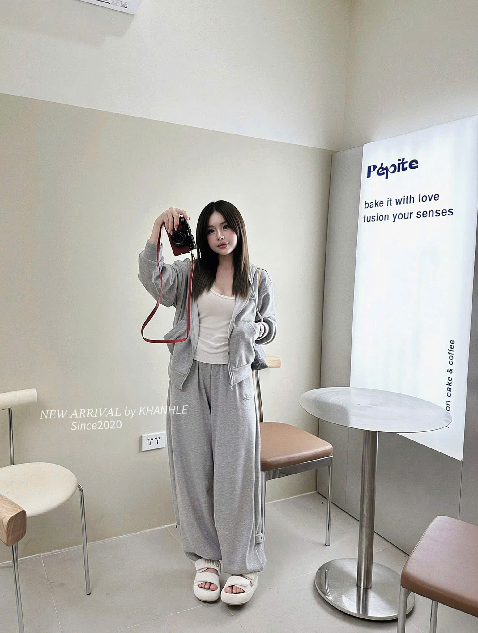 B626 - SET BỘ NỈ LÓT NHUNG GHI THÊU CHỮ BAD