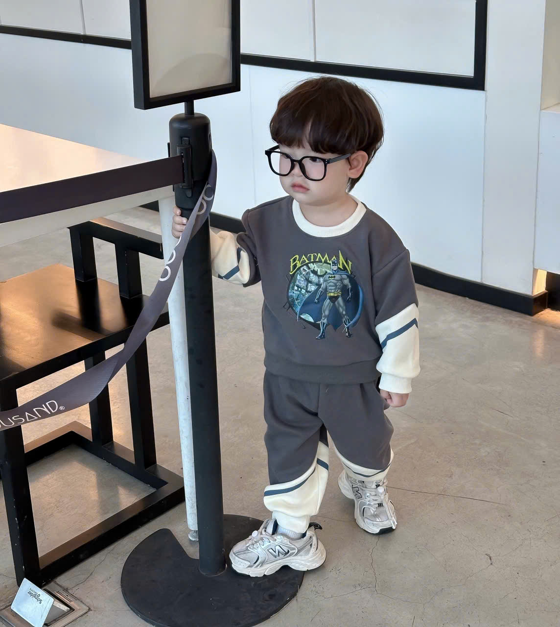 XẢ B718 - SET BỘ CAPTAIN BATMAN TONE XANH THAN GHI