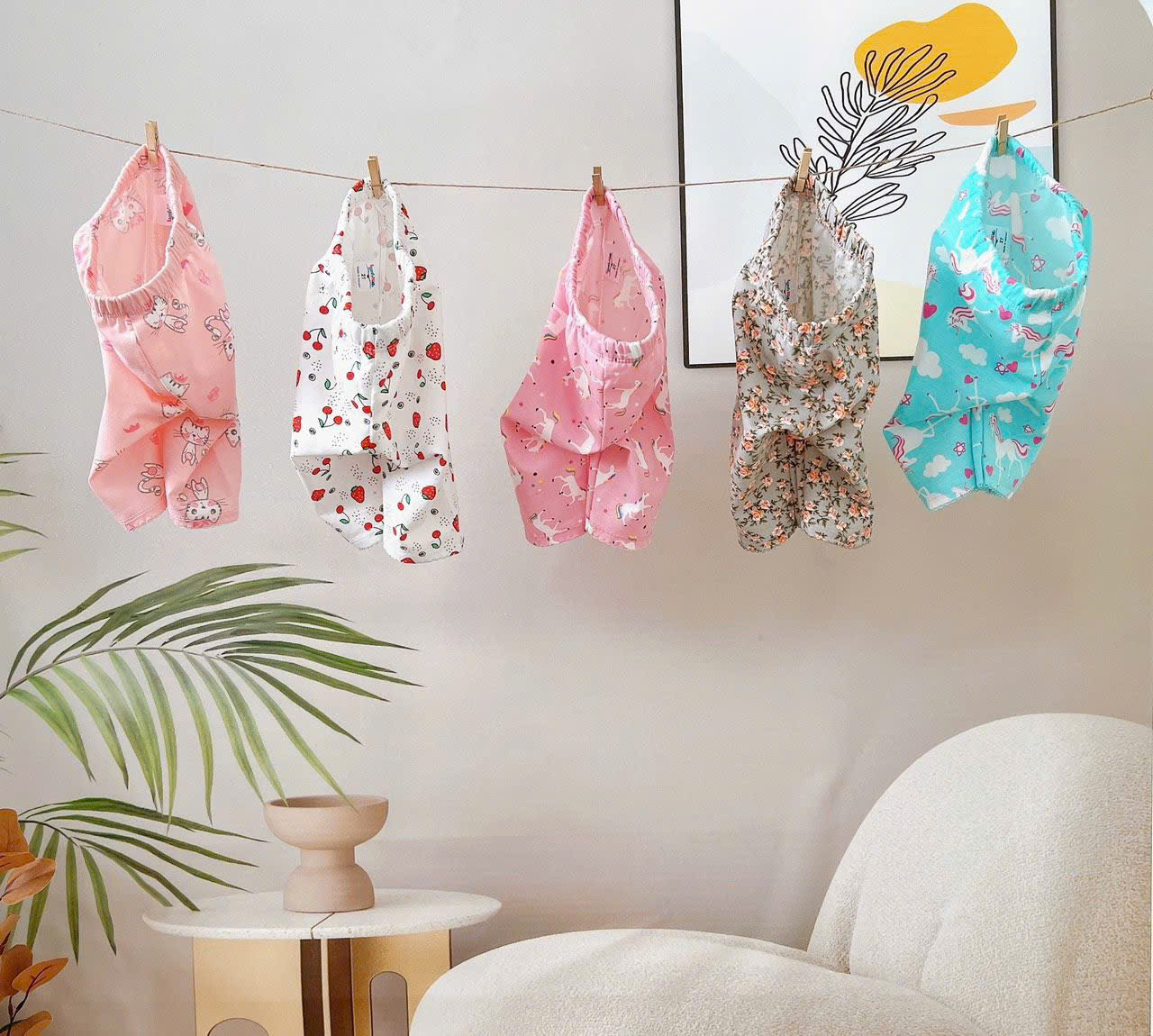 XẢ B760- SET 4 QUẦN LEGGING NGỐ HÌNH CHO BÉ