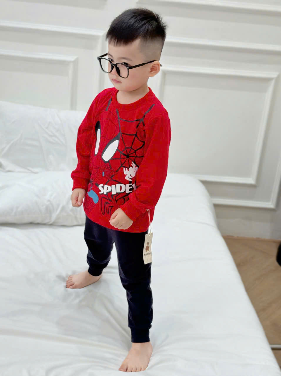 XẢ B770 - SET 2 BỘ NHỆN ĐỎ ĐEN ANH HÙNG AVENGER