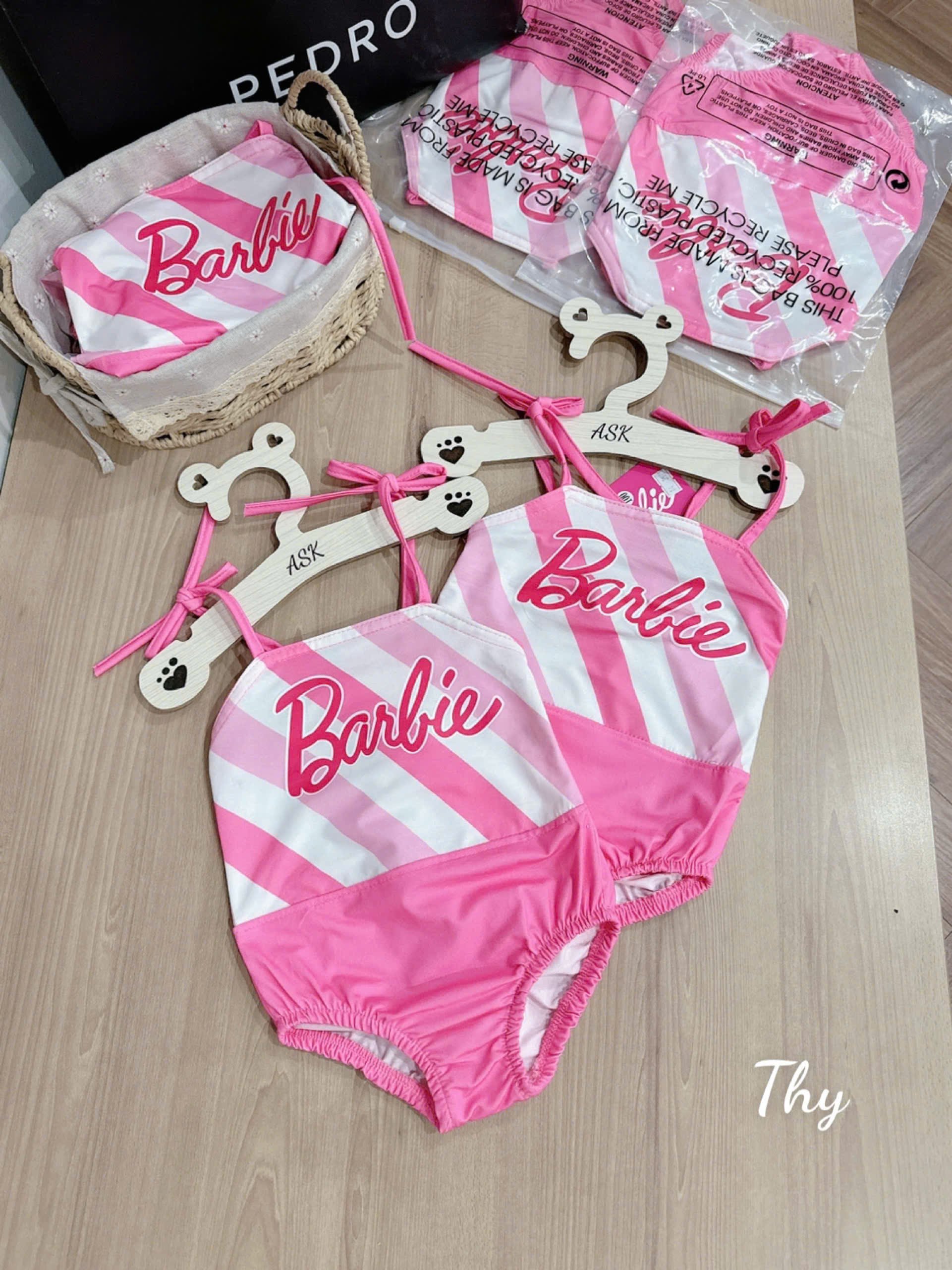 XẢ B875 - SWIMSUIT BÉ GÁI BARBIE