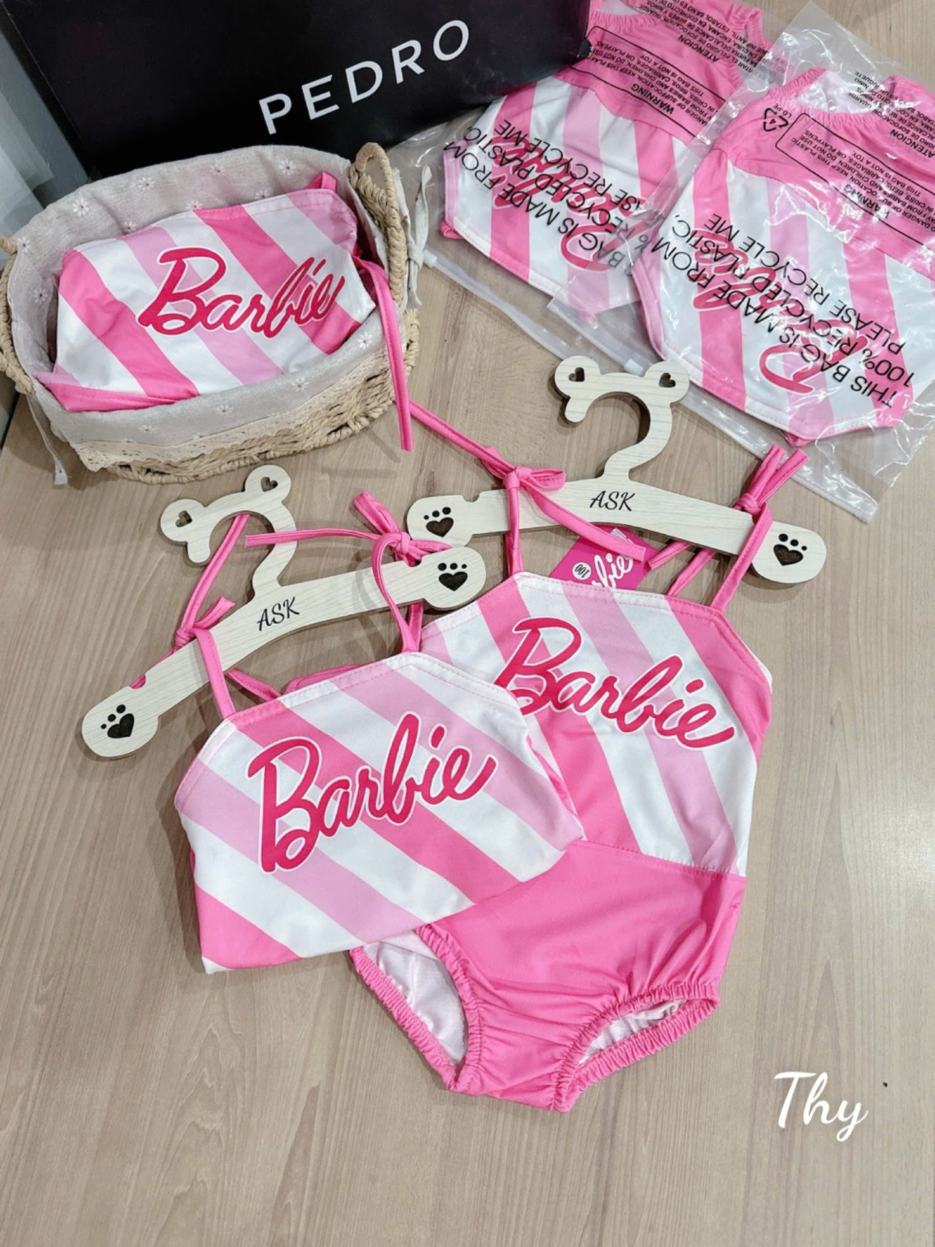 XẢ B875 - SWIMSUIT BÉ GÁI BARBIE