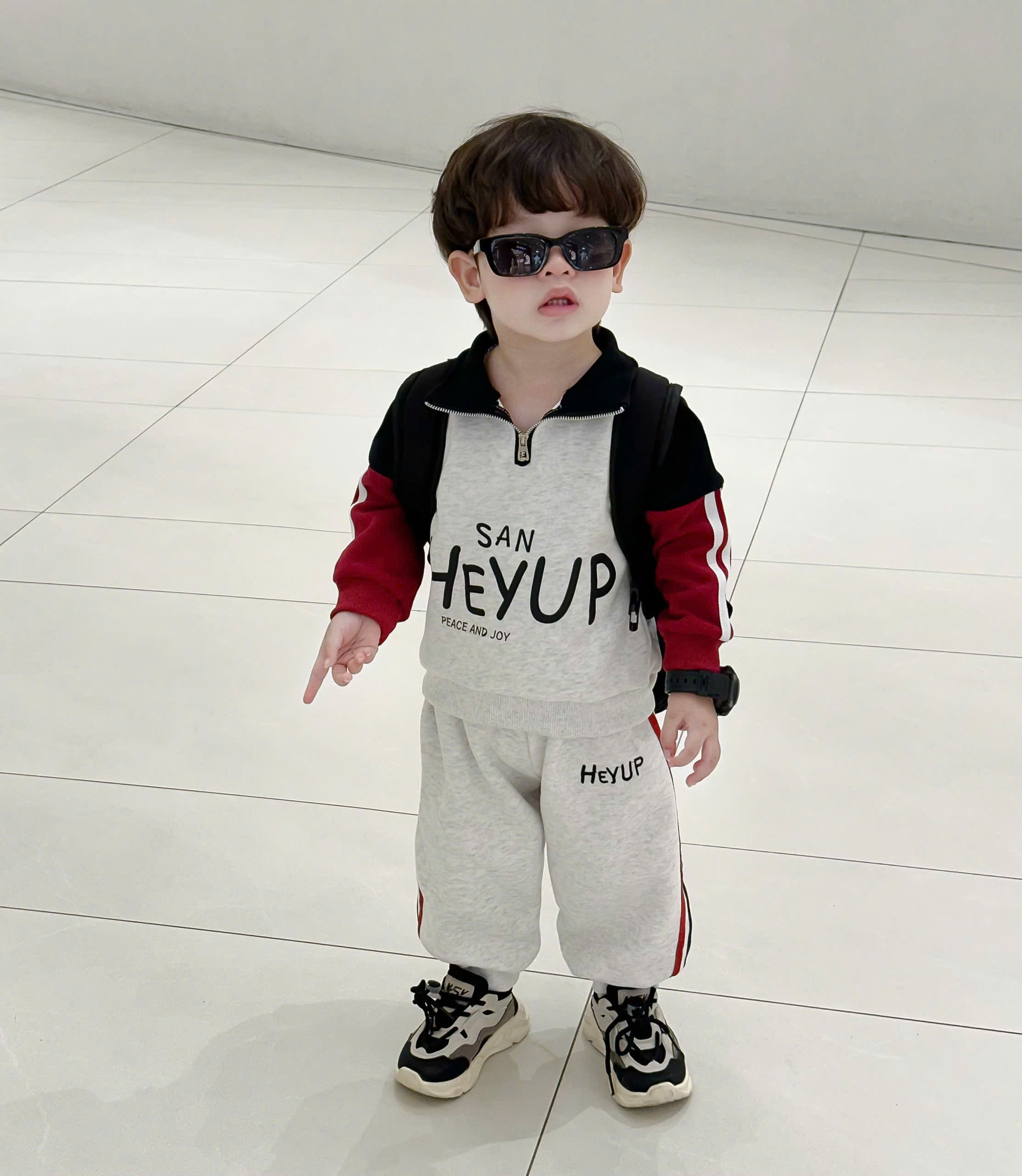 XẢ B887 - SET BỘ NỈ THỂ THAO SAN HEYUP 3 MÀU