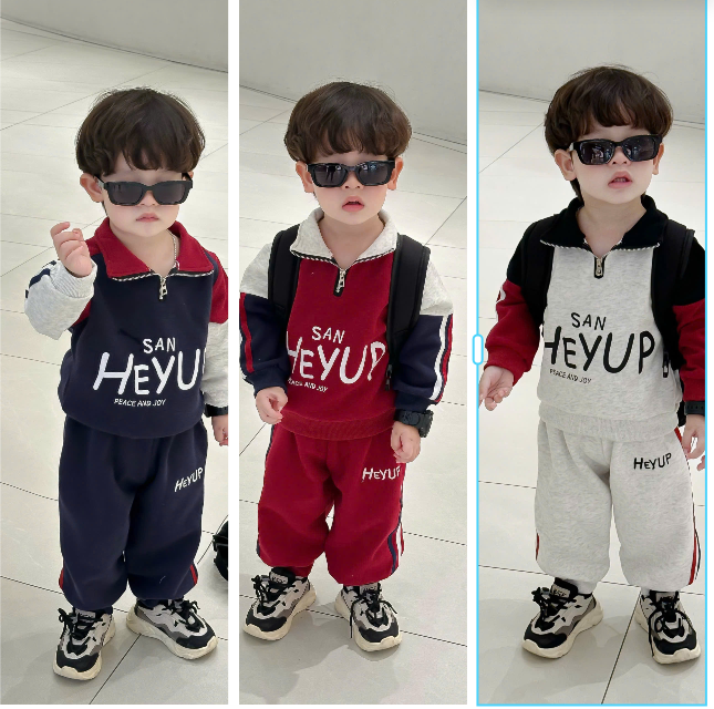 XẢ B887 - SET BỘ NỈ THỂ THAO SAN HEYUP 3 MÀU