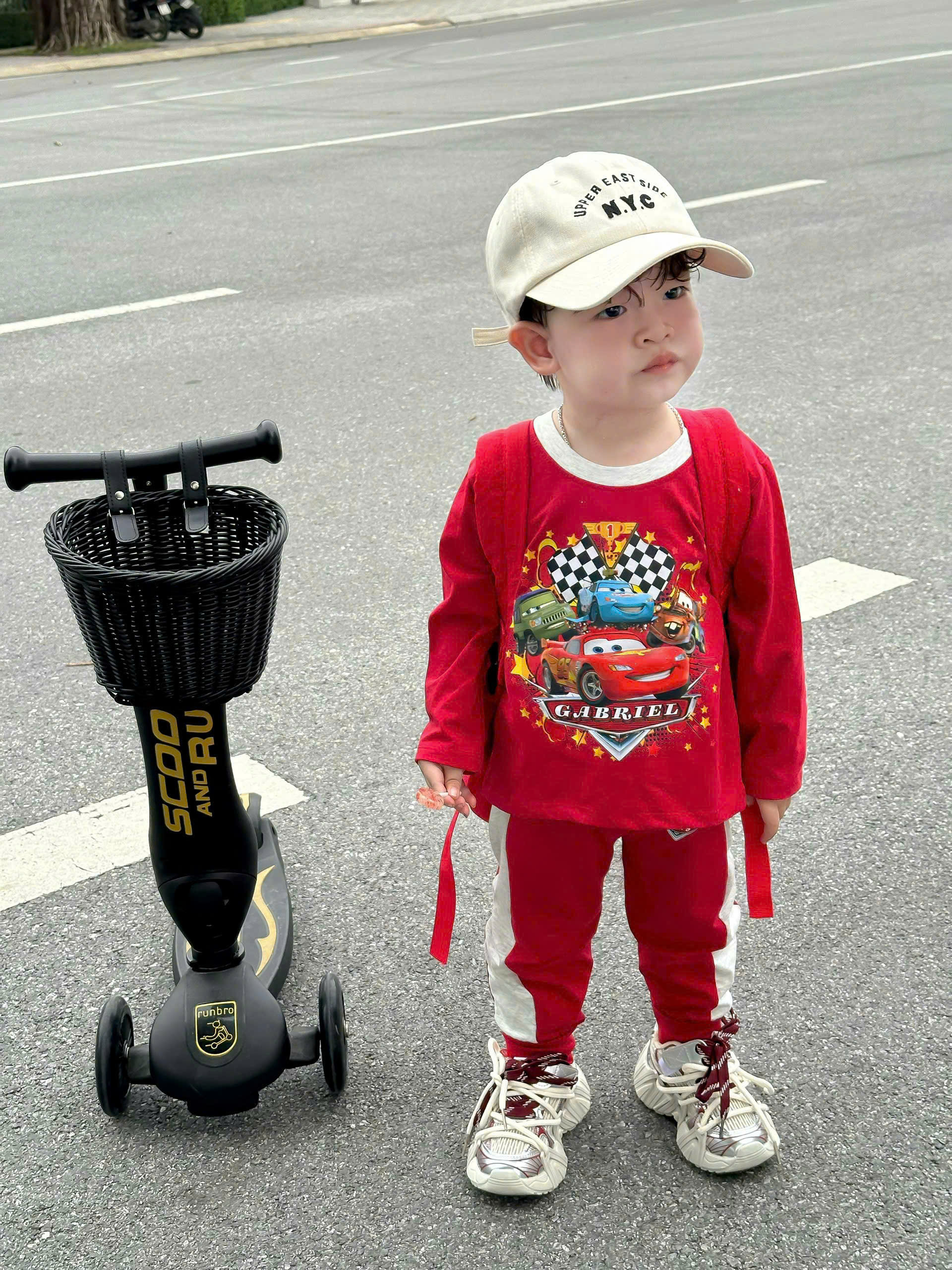 XẢ B888 - SET 2 BỘ Ô TÔ DÀI TAY TONE ĐỎ GHI