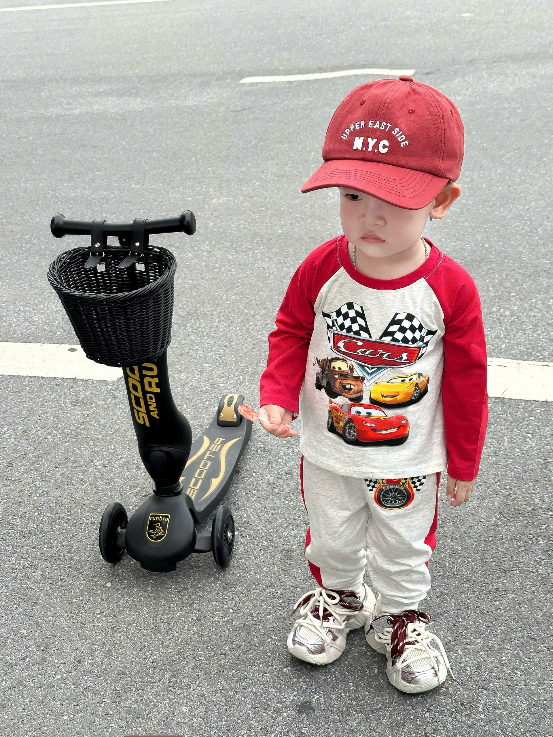 XẢ B888 - SET 2 BỘ Ô TÔ DÀI TAY TONE ĐỎ GHI