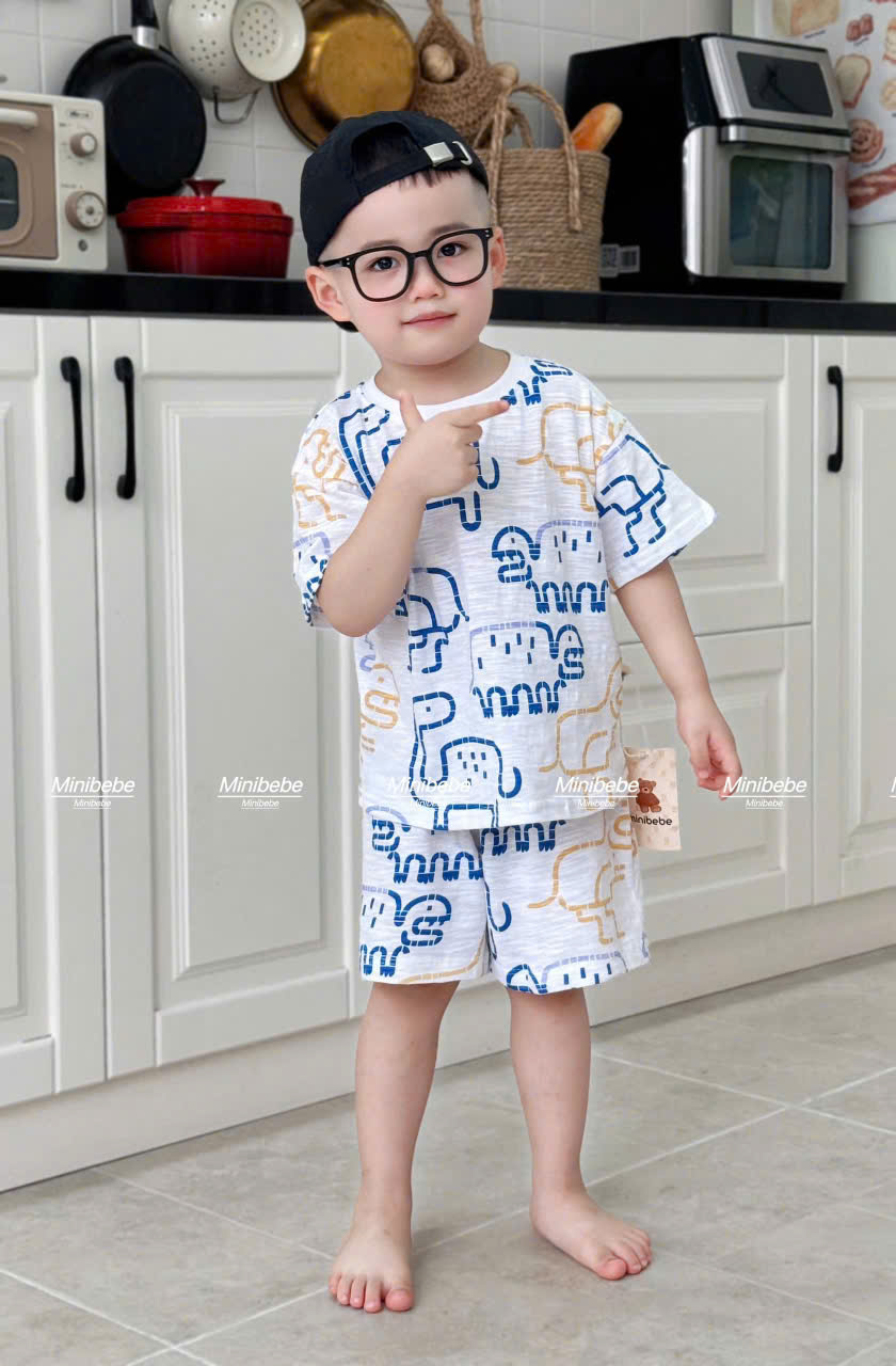 XẢ B955 - SET 2 BỘ KHỦNG LONG XƯỚC XANH GHI