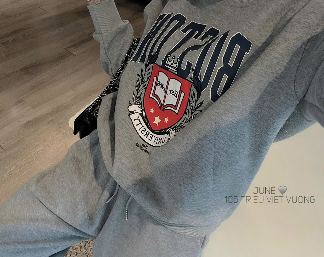 XẢ C02 - SET BỘ NỈ XÁM BOSTON
