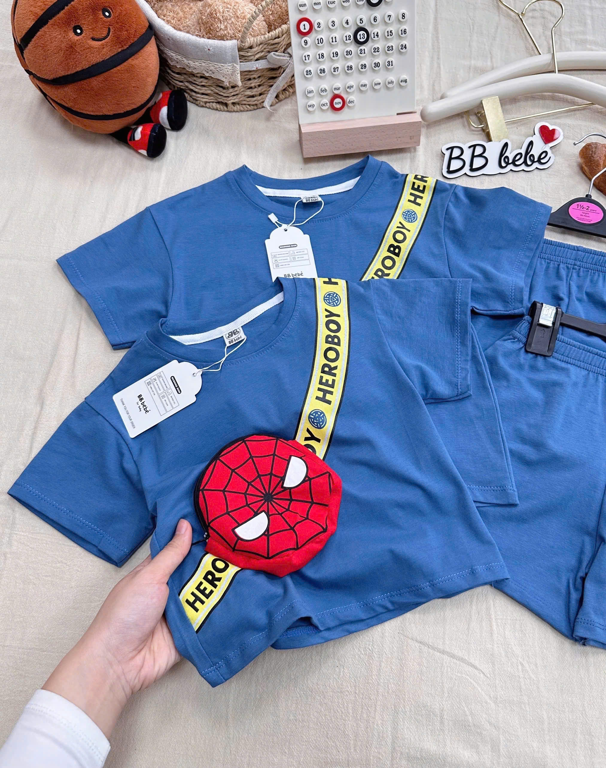 XẢ C142 - BỘ ĐÙI SPIDERMAN XANH