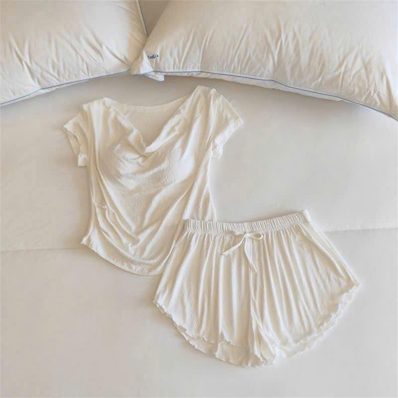 XẢ C192 - SET BỘ NGỦ CỔ NHẤN MÚT NGỰC 3 MÀU