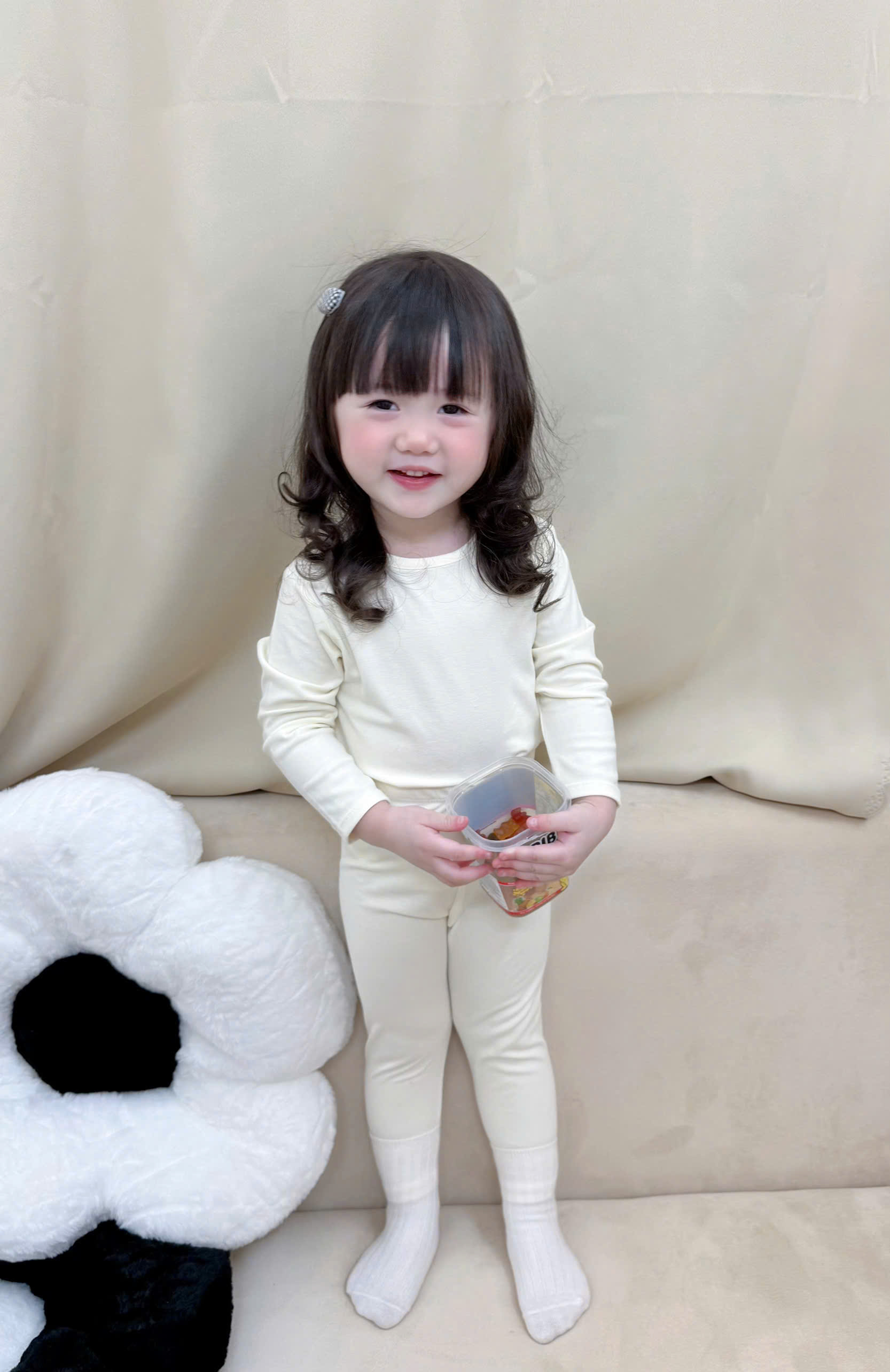 XẢ C216 - SET 3 BỘ ZIP TRƠN BE GHI HỒNG BG
