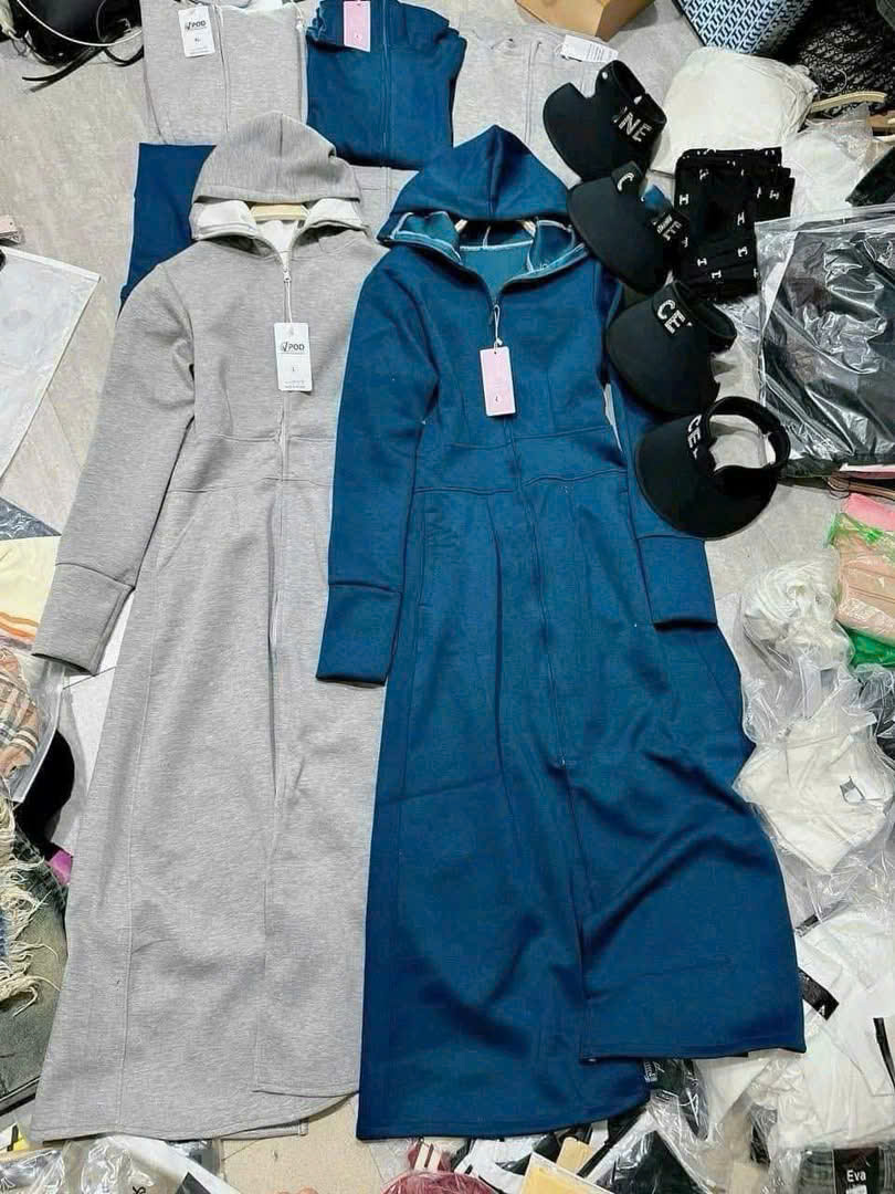 XẢ C334 - ÁO CHỒNG NẮNG NỮ DÁNG DÀI