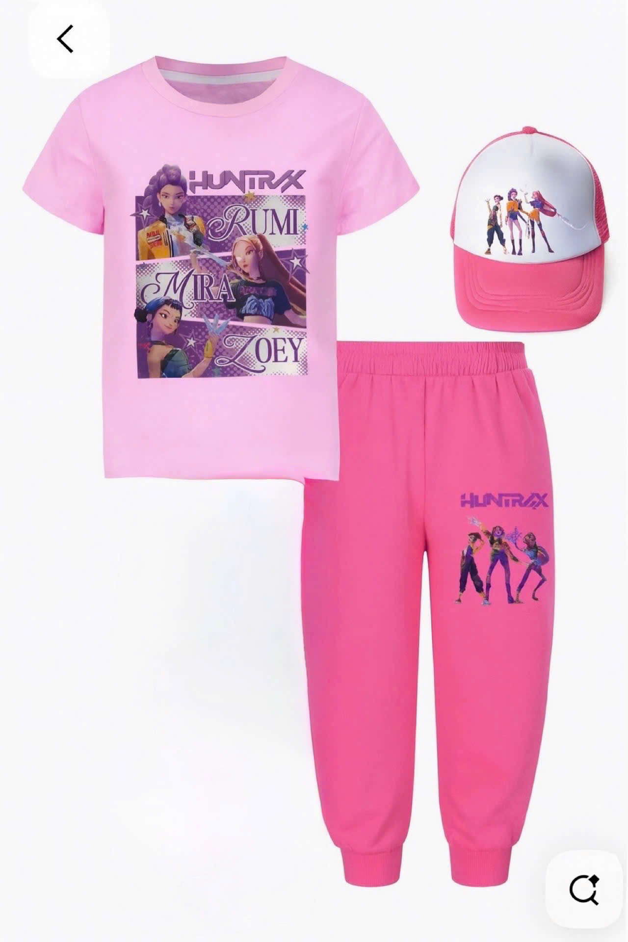 XẢ C380 - SET BỘ HỒNG HUNTRX K-POP KÈM MŨ