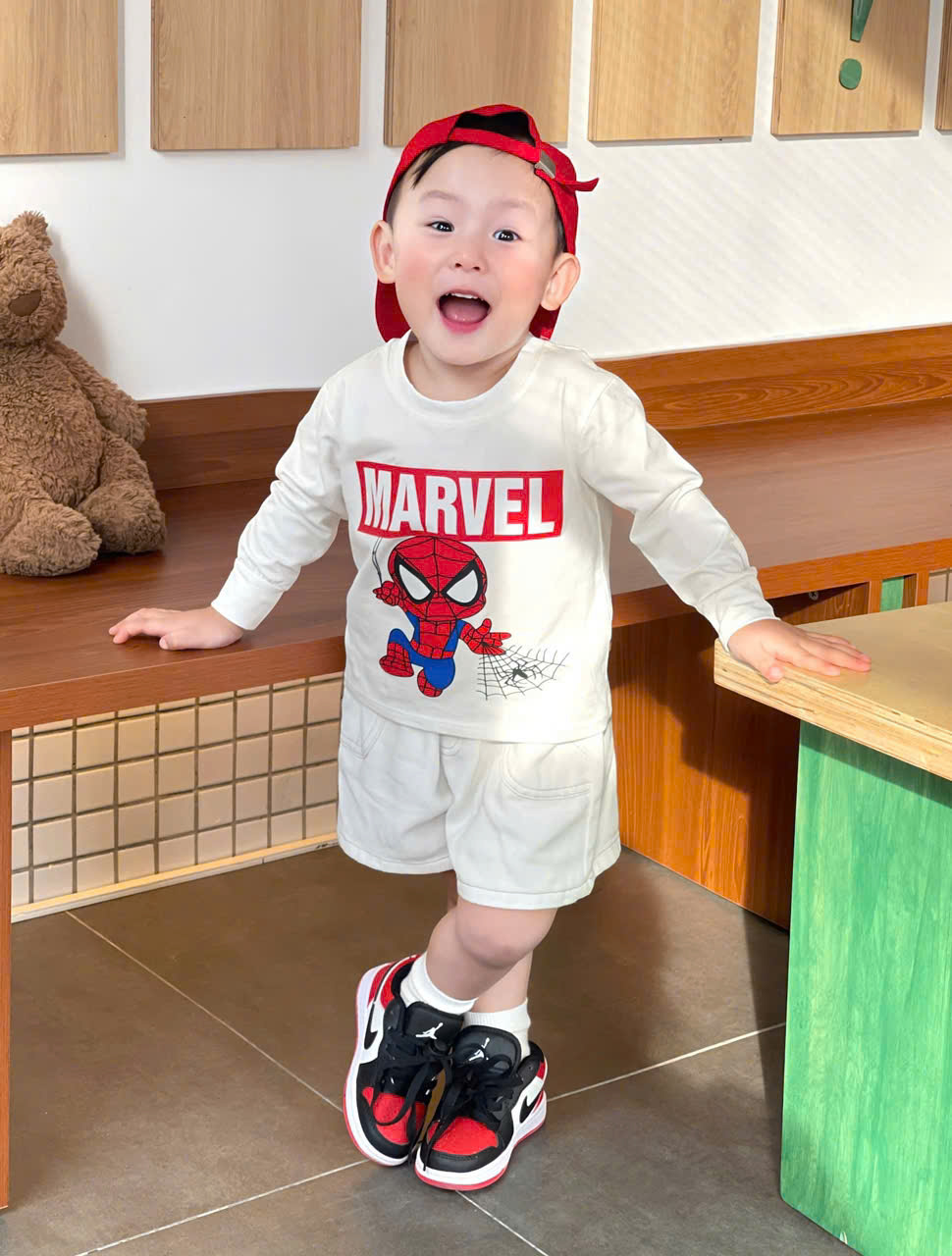 XẢ C408 - SET 3 ÁO DÀI TAY CAPTAIN BATMAN MARVEL
