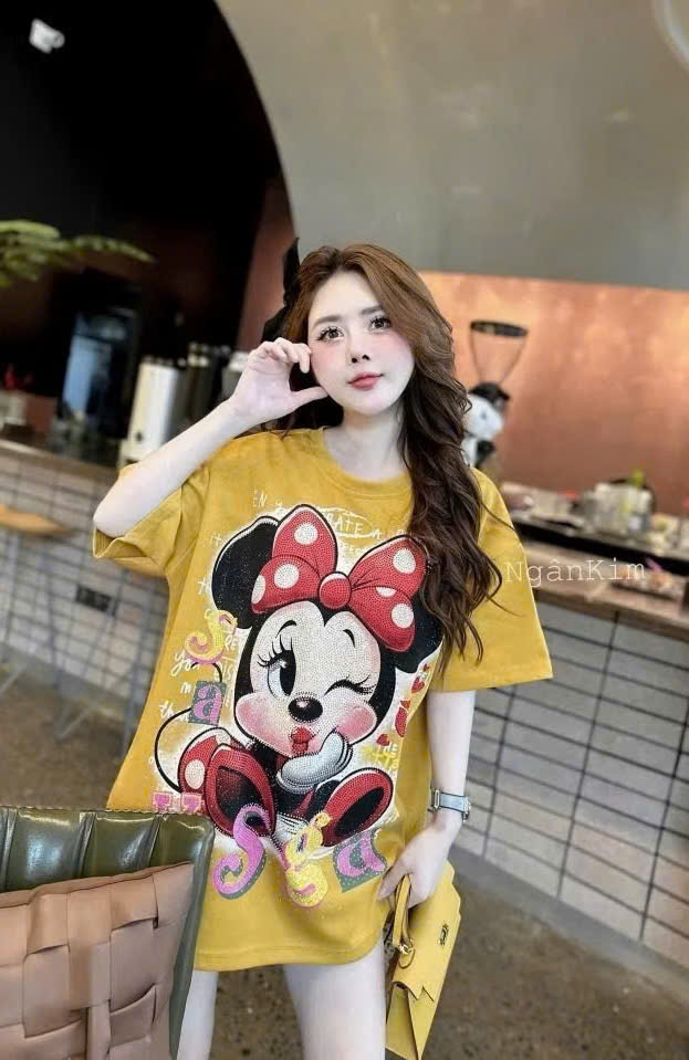 XẢ C86 - ÁO PHÔNG VÀNG NỮ MICKEY