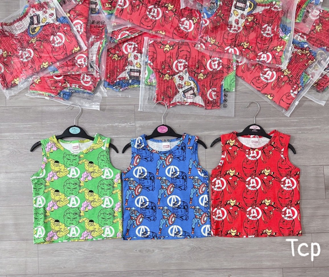XẢ SET 3 ÁO BA LỖ SIÊU ANH HÙNG - A918