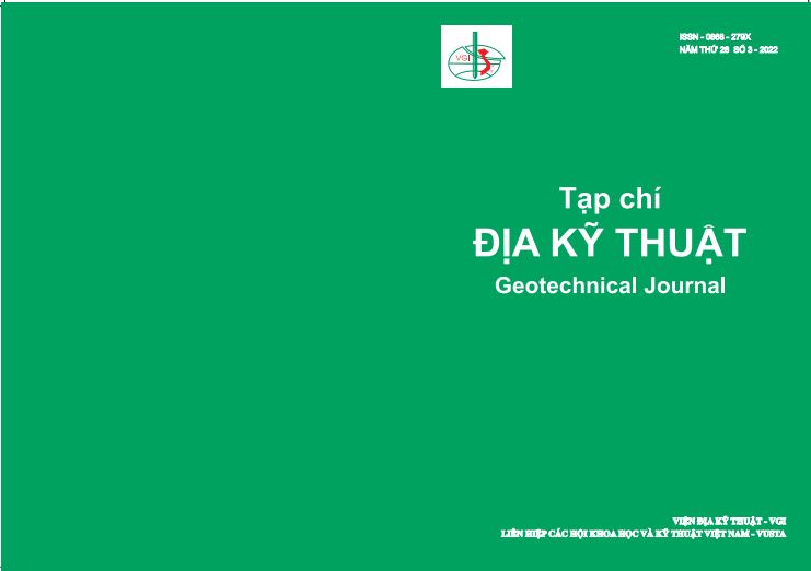 Tạp chí Địa Kỹ thuật số 3 năm 2022