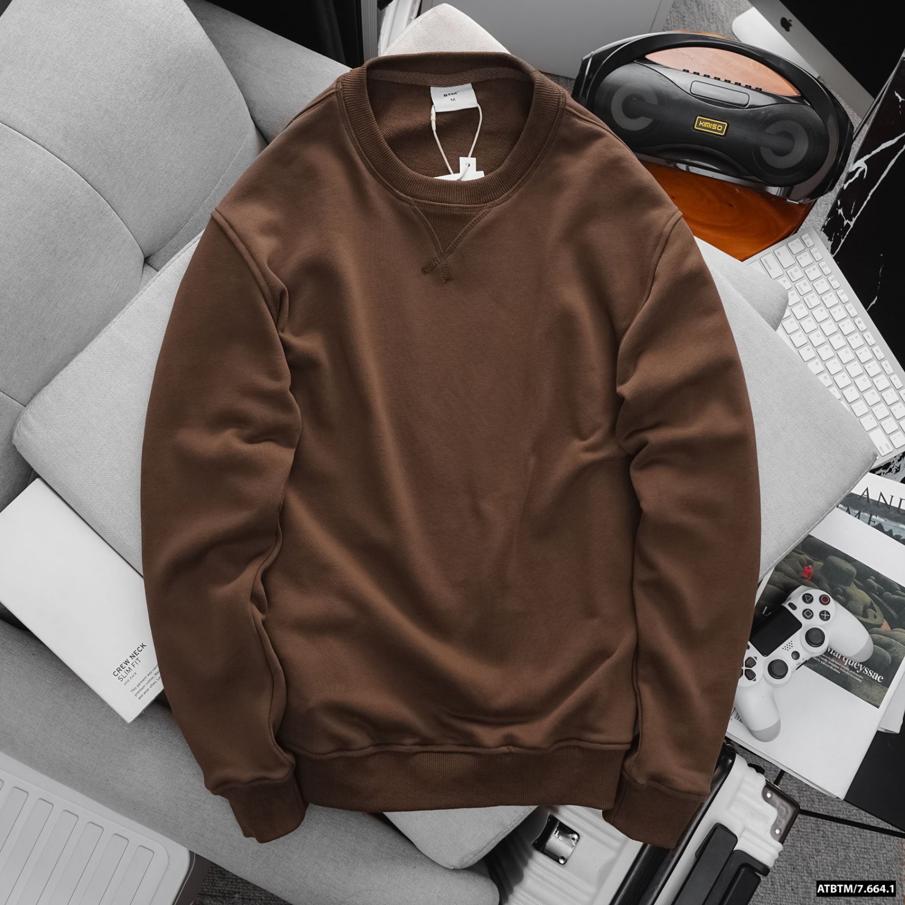 Áo nỉ BTM basic fleece fabric sweatshirt