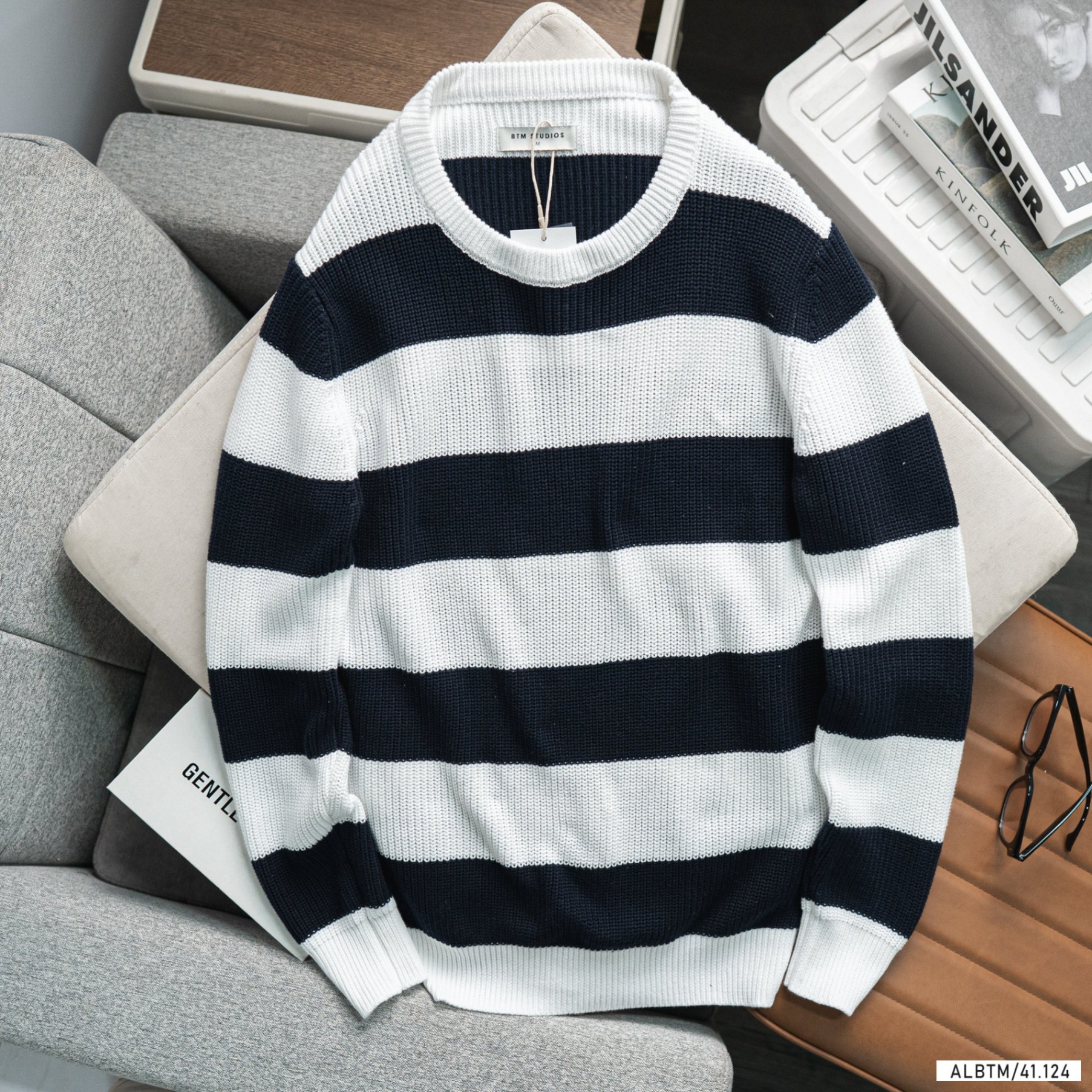 BTM oversized striped sweater