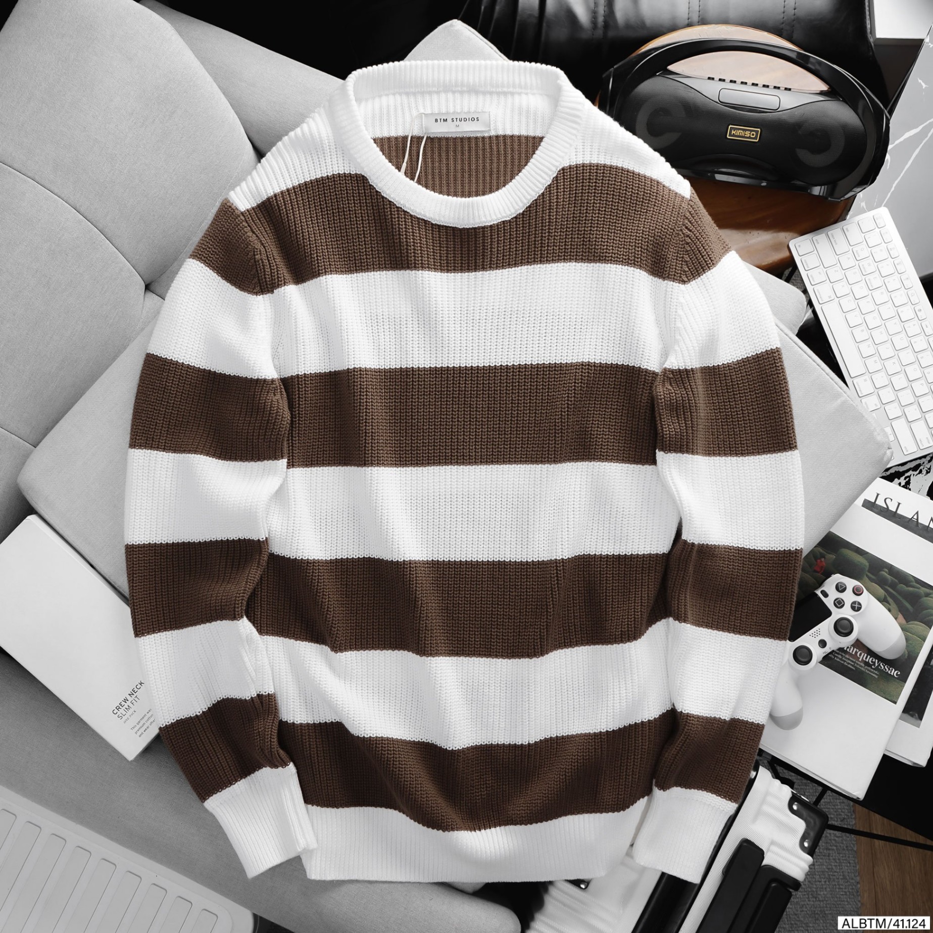 BTM oversized striped sweater