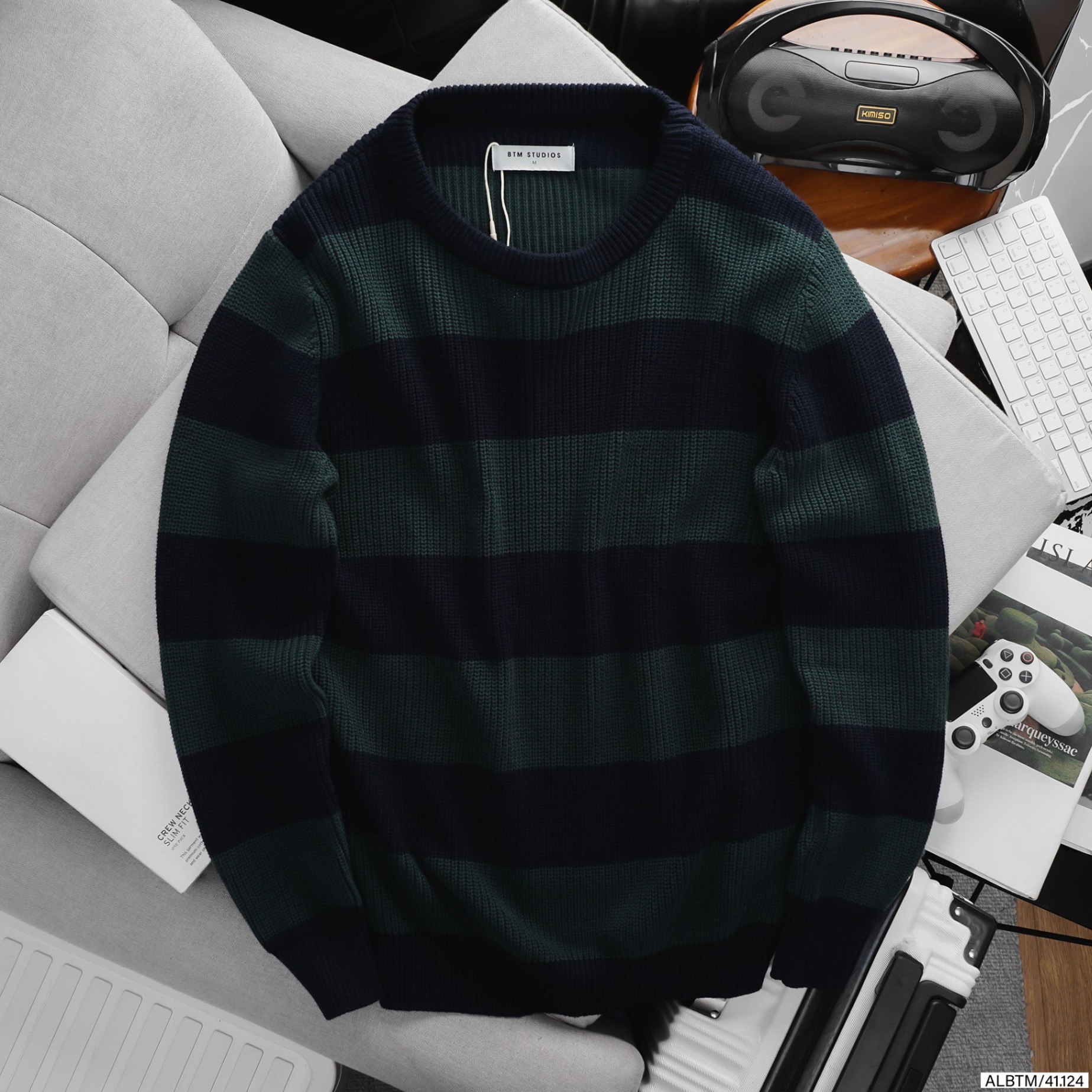 BTM oversized striped sweater