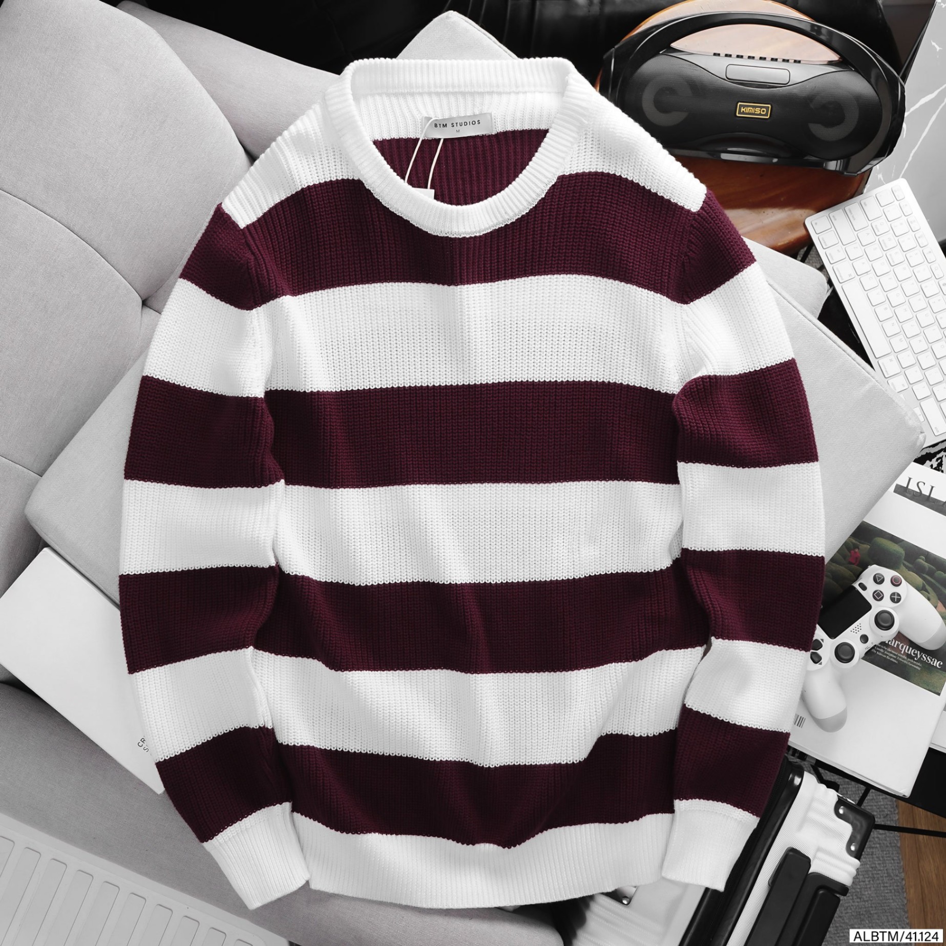 BTM oversized striped sweater