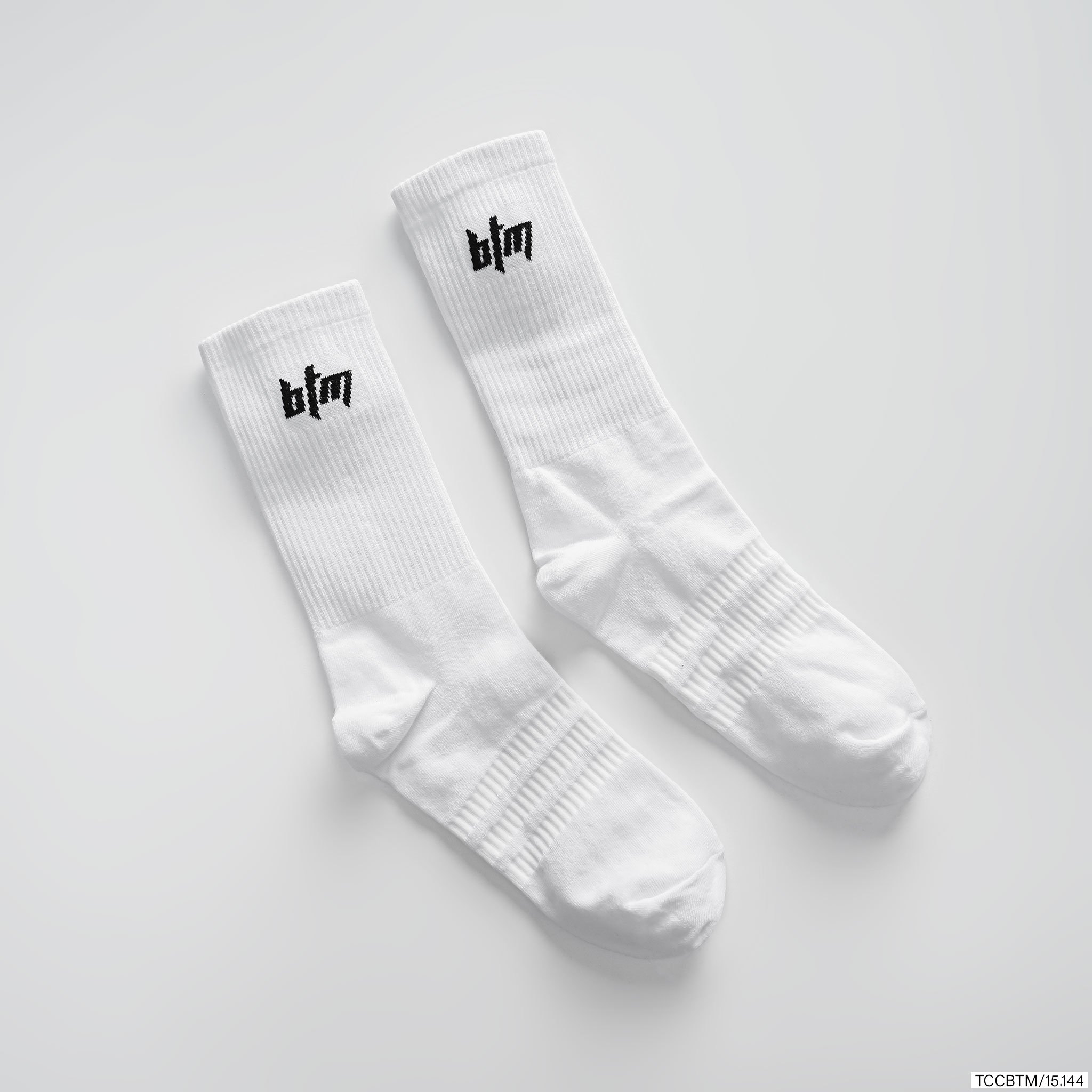 Vớ nam logo dệt BTM high socks