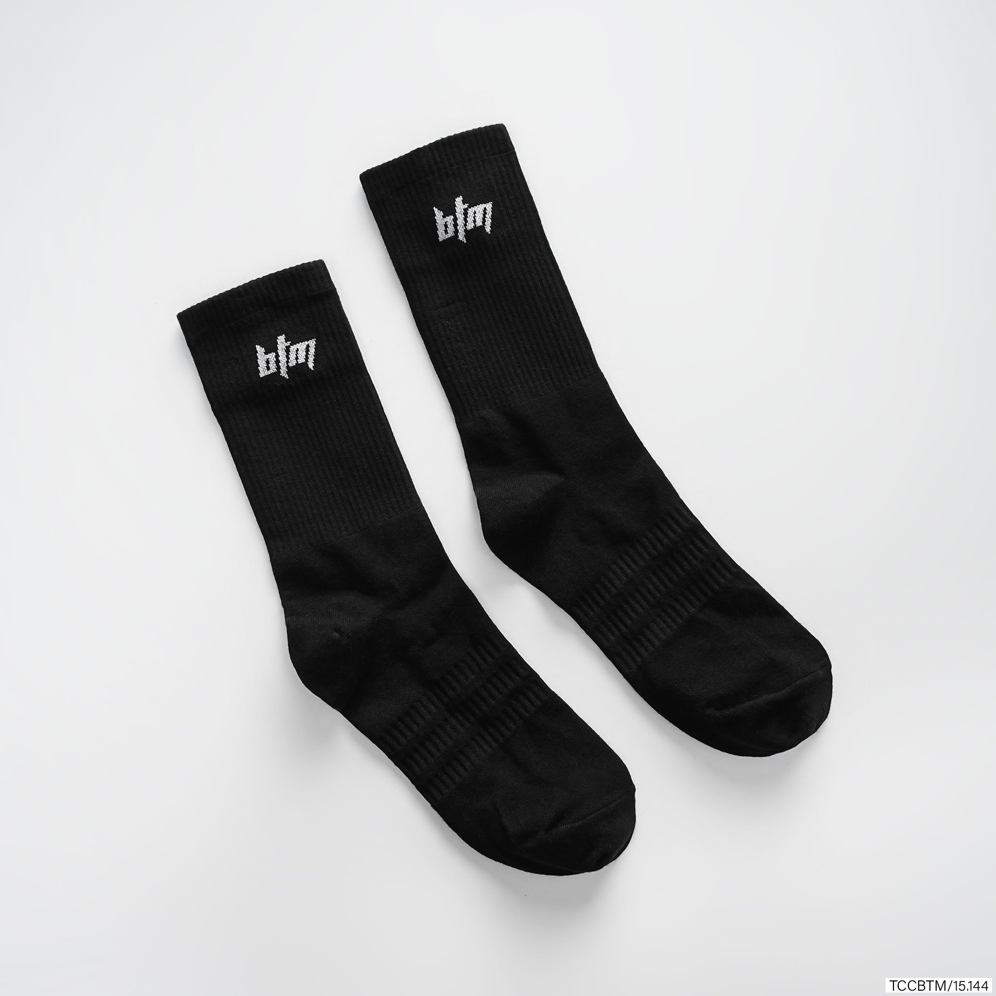 Vớ nam logo dệt BTM high socks