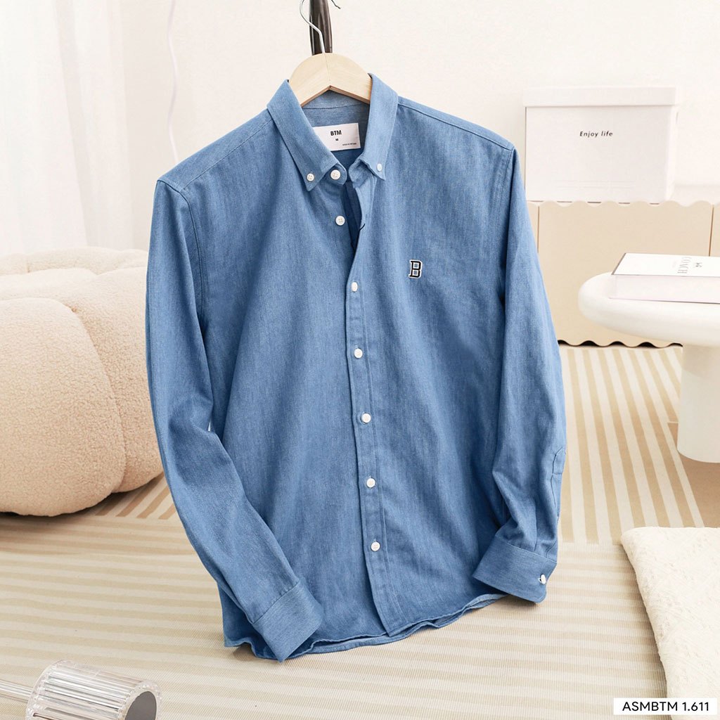 Áo Sơ Mi BTM Basic Button Denim Shirt