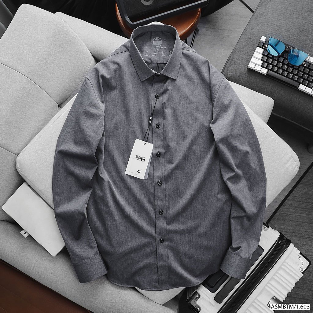 BTM basic modal smart shirt