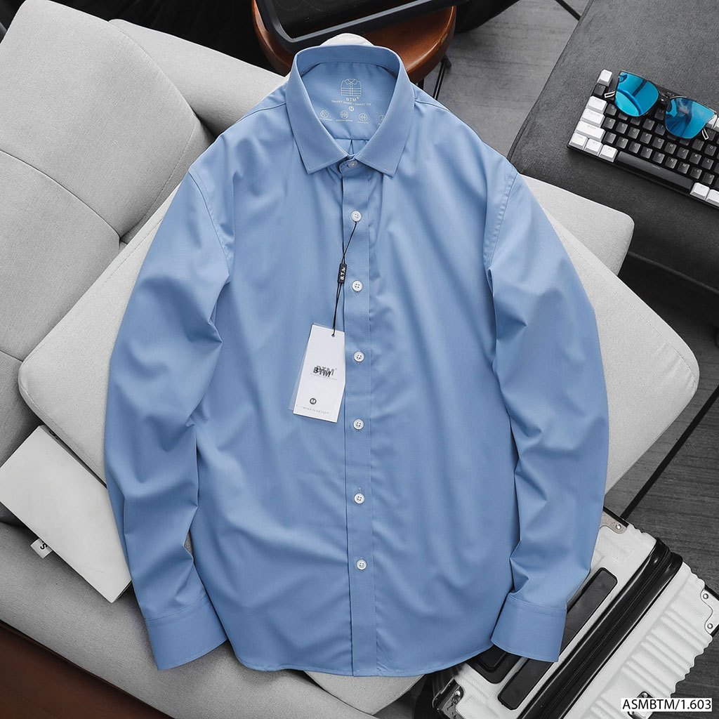 BTM basic modal smart shirt