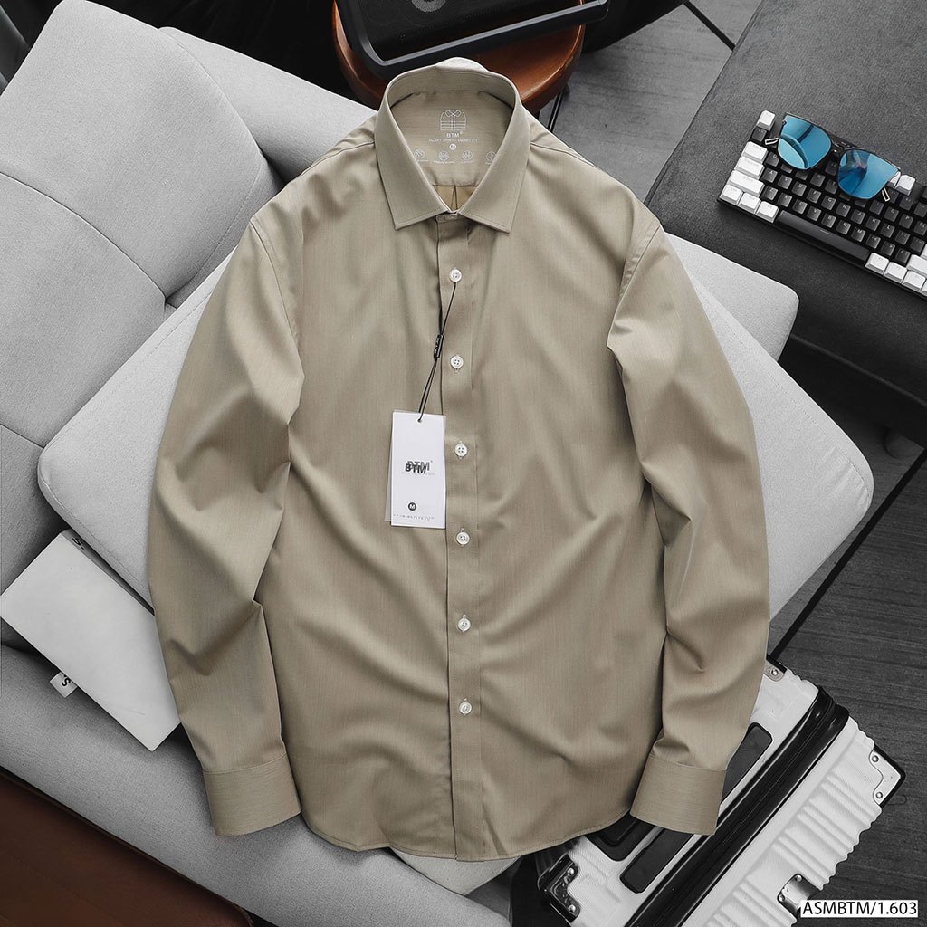 BTM basic modal smart shirt