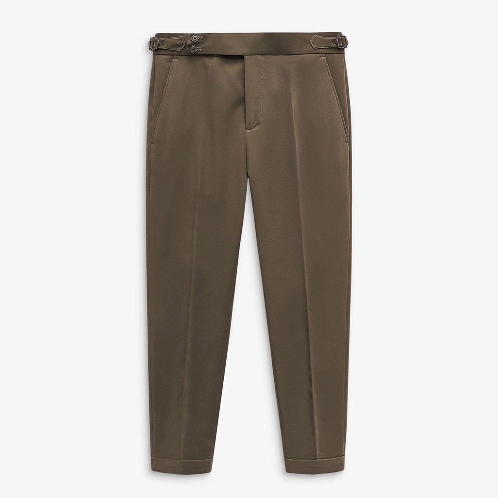 BTM Solid Basic Sidetab Trouser Pant