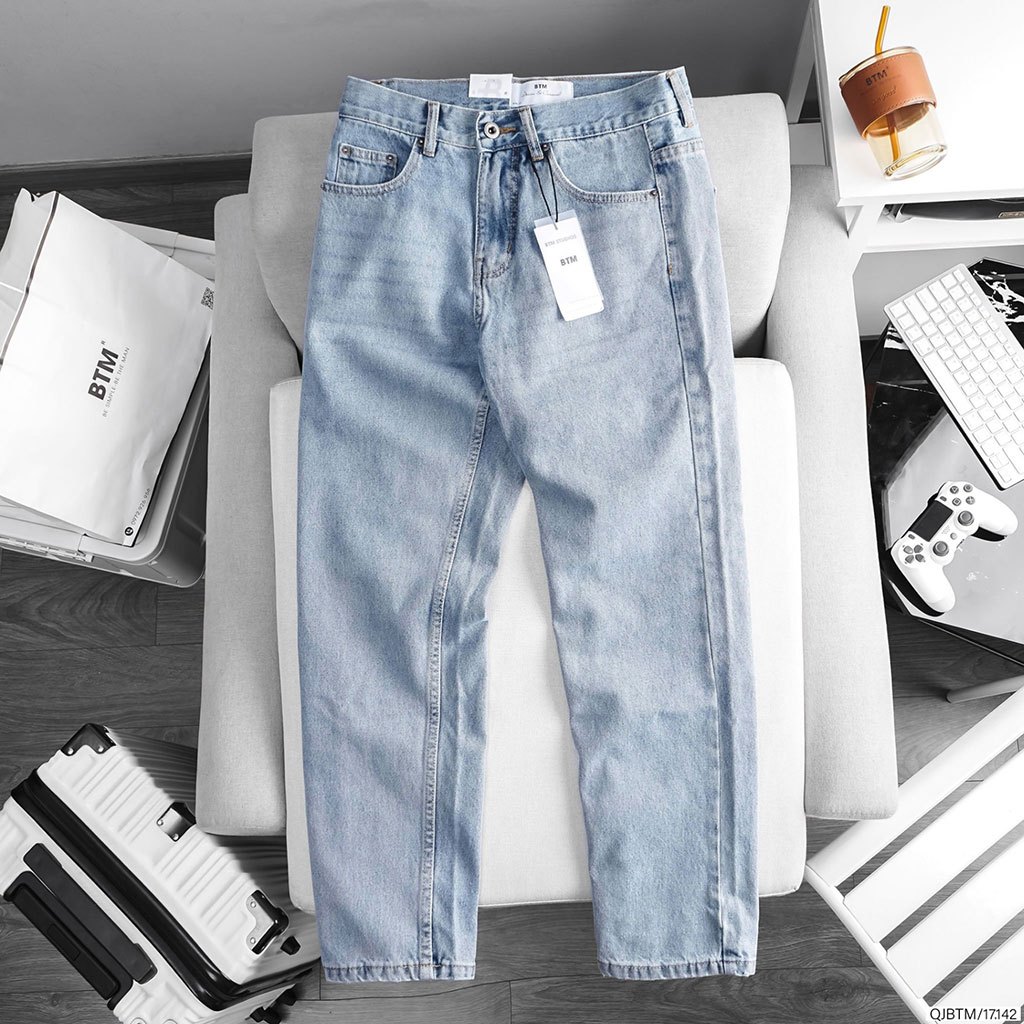 Quần Dài BTM Classic Straight Fit Jeans