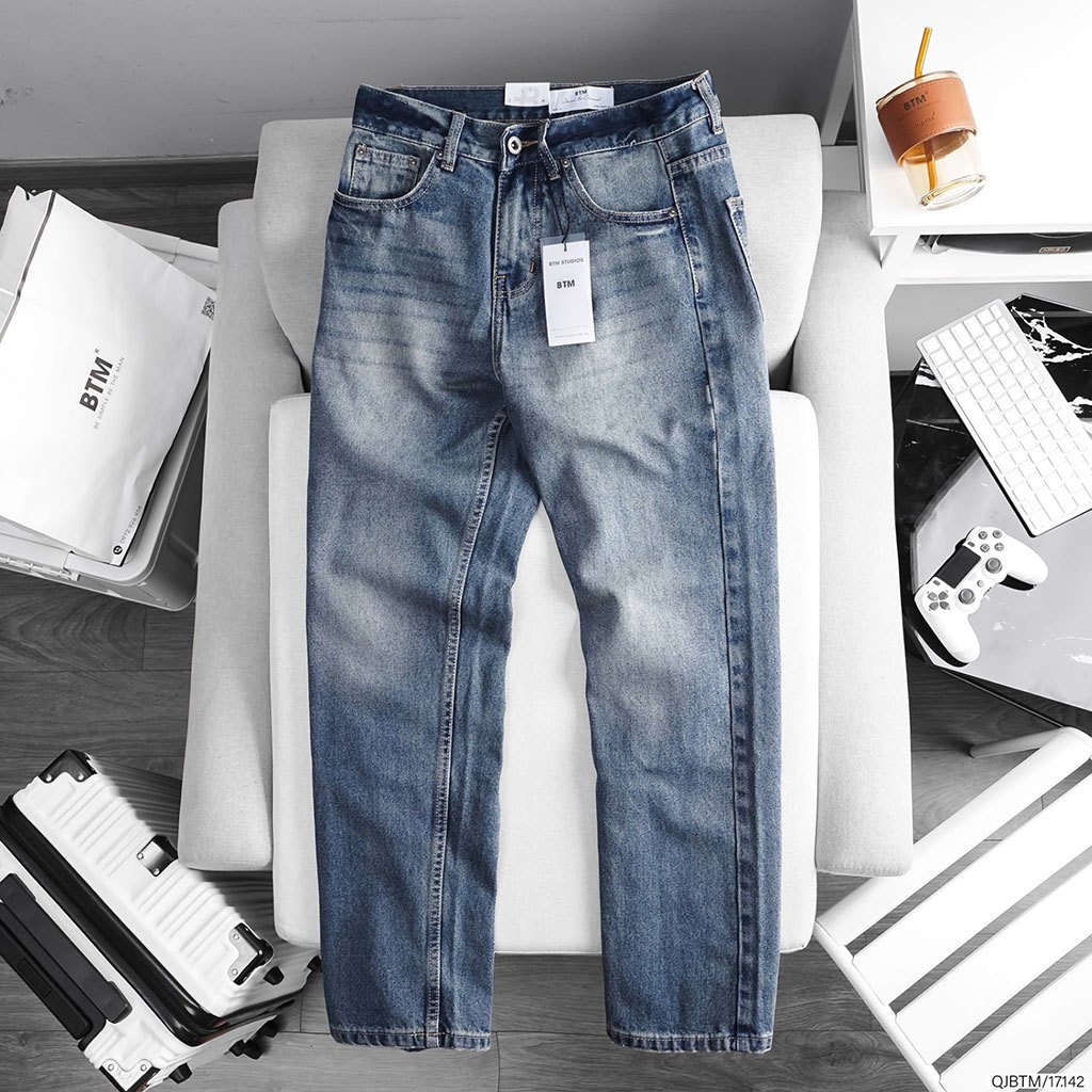 Quần Dài BTM Classic Straight Fit Jeans