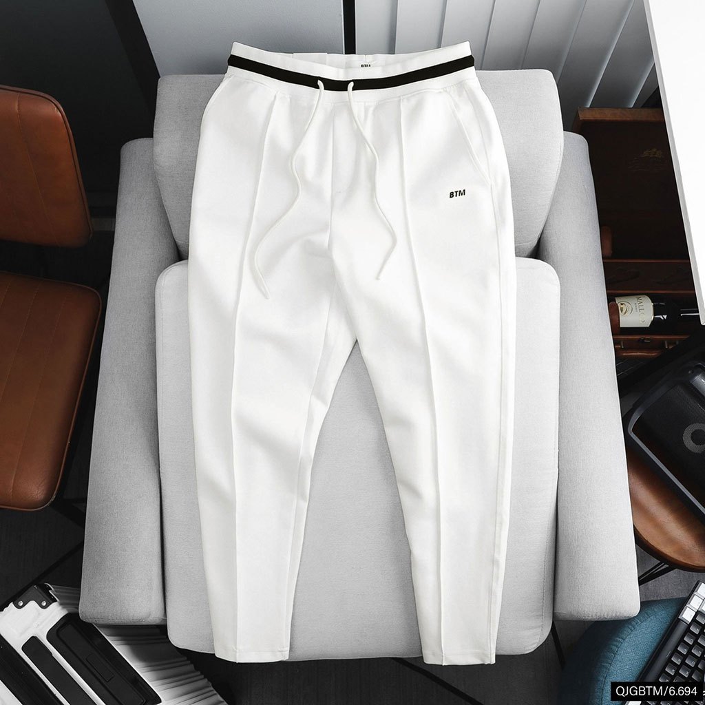 Quần nỉ BTM line contrast logo jogger pant 3C