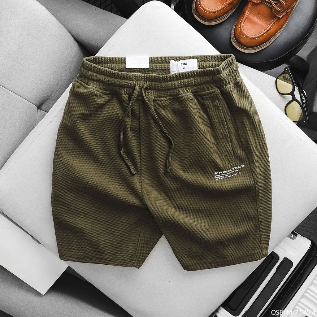 BTM Textured Logo Pique Short